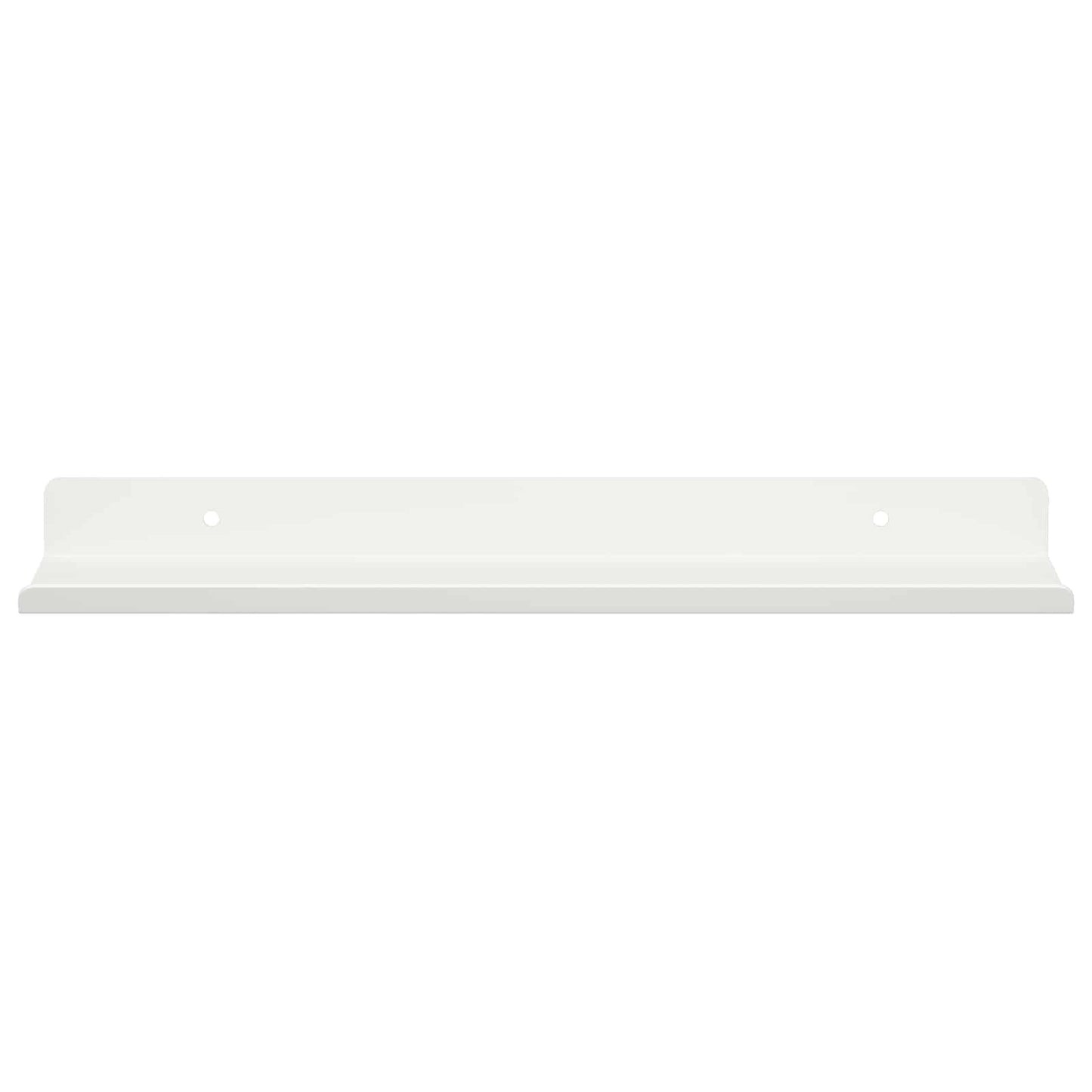 Vegghylle med hylle Veggmontert 2 pcs Hvit 30 x 9 x 2,5 cm vidaXL