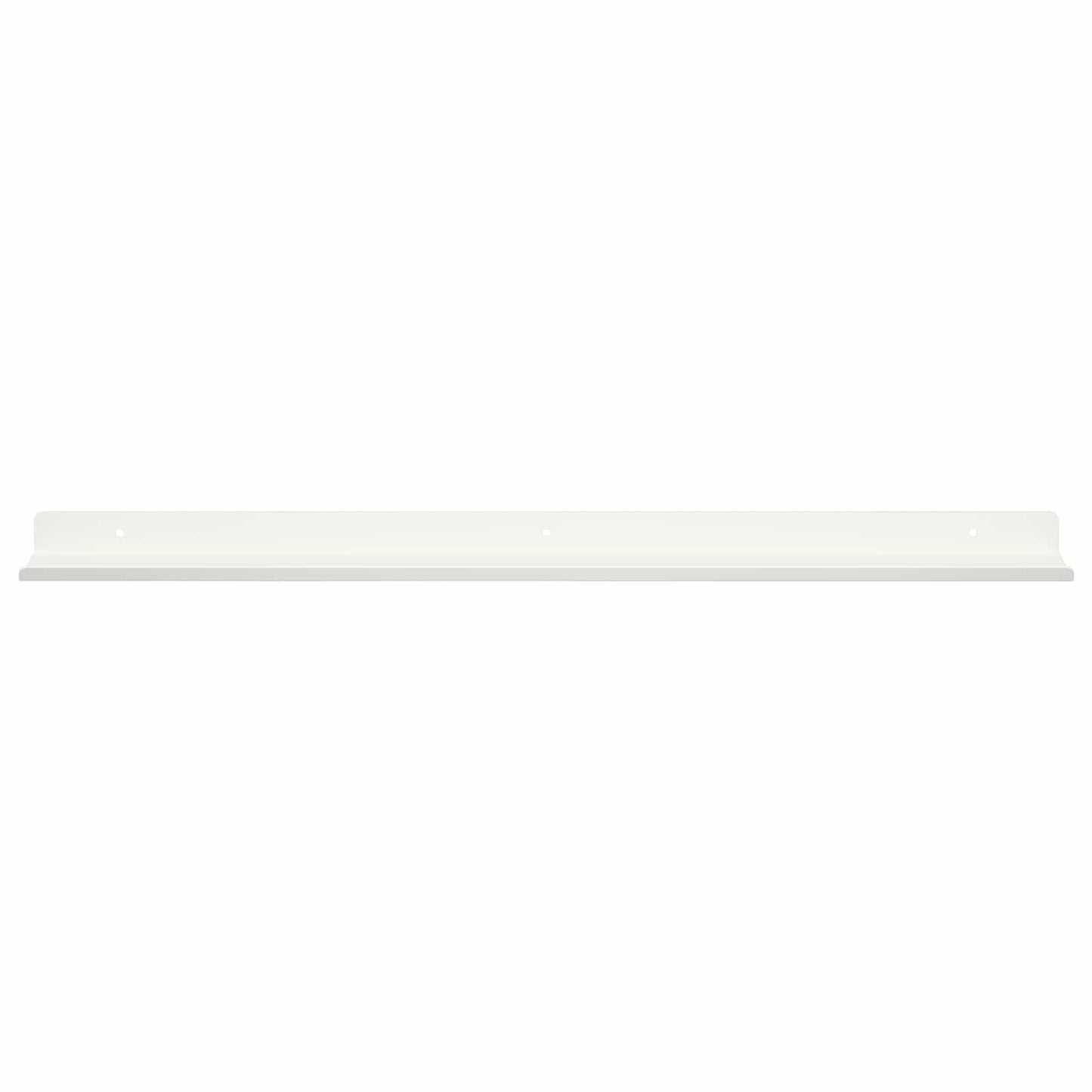 Vegghylle med hylle Veggmontert 2 pcs Hvit 60 x 9 x 2,5 cm vidaXL