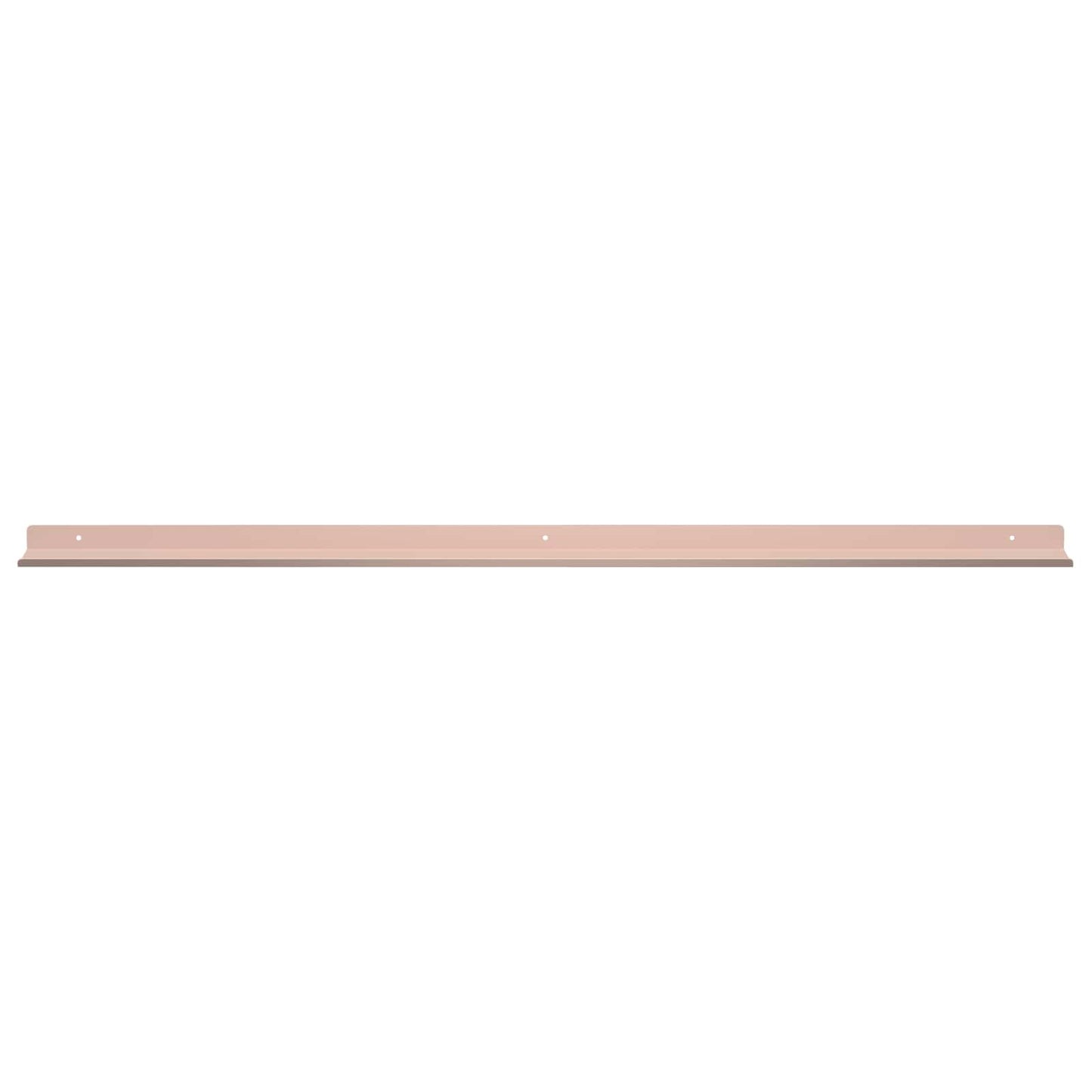 Vegghylle med hylle Veggmontert 2 pcs Rosa 100 x 9 x 2,5 cm vidaXL