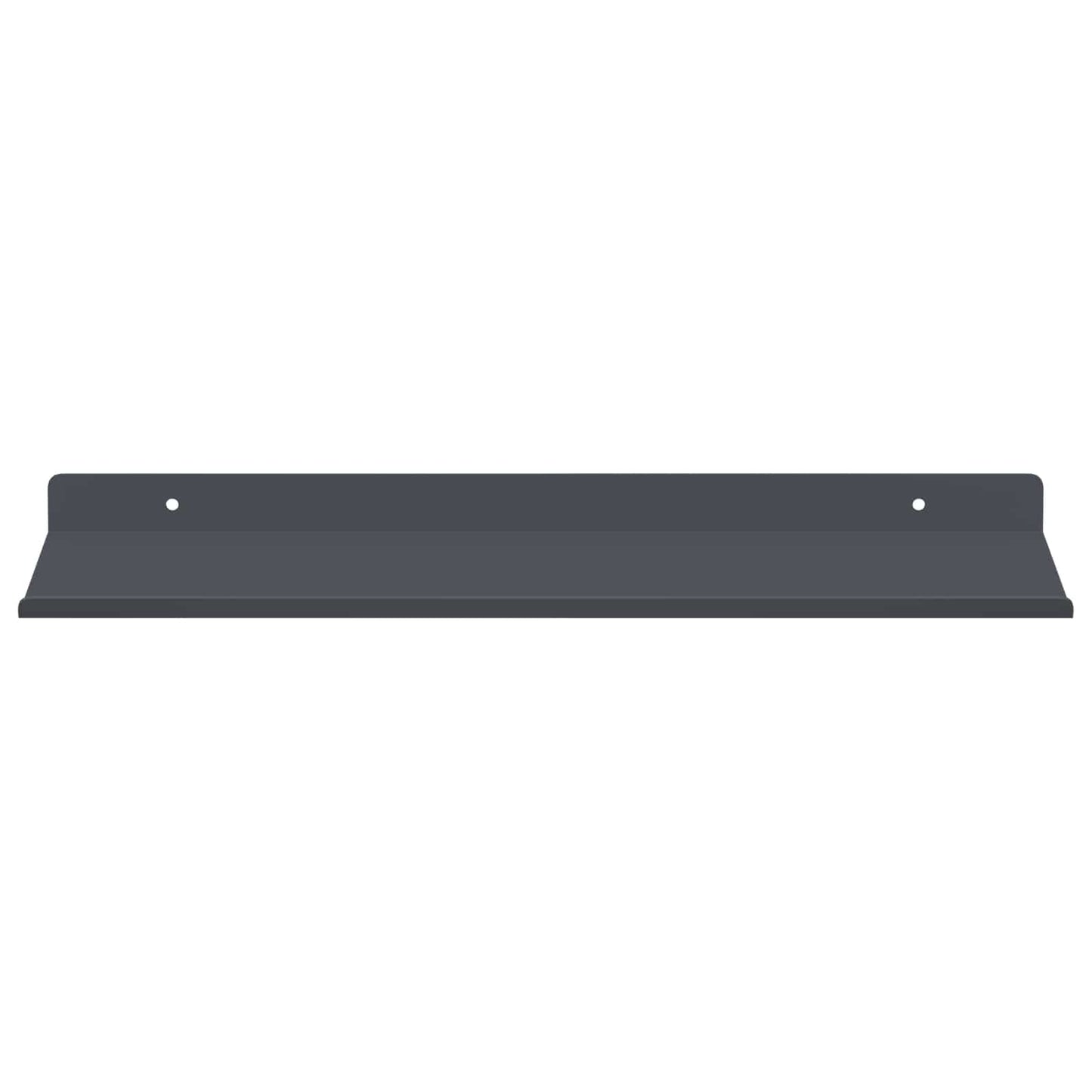 Vegghylle med hylle 4 pcs Antrasitt 40 x 18 x 2,5 cm vidaXL