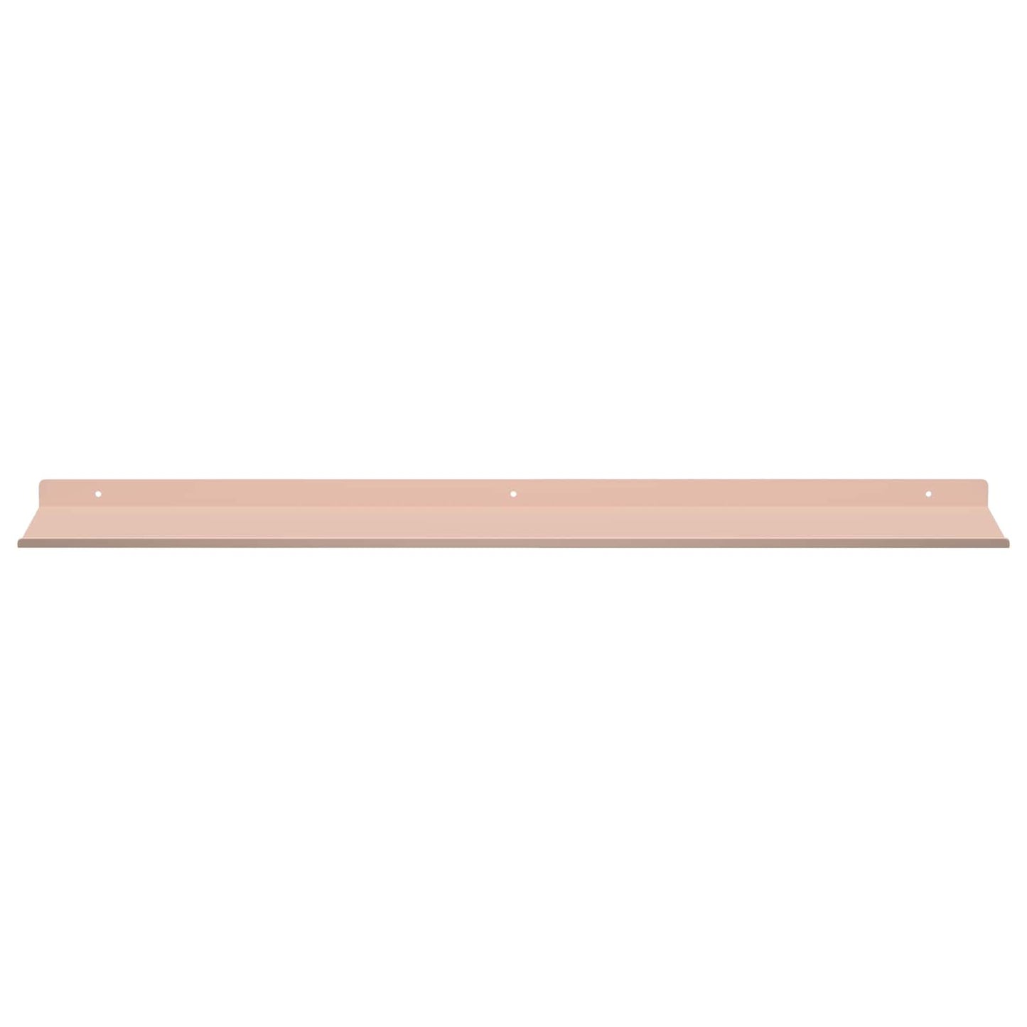 Vegghylle med hylle Veggmontert 4 pcs Rosa 80 x 18 x 2,5 cm vidaXL