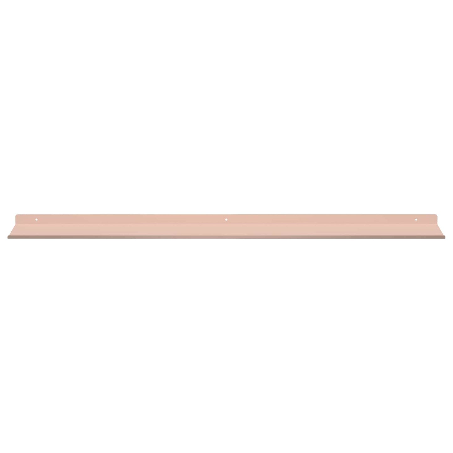 Vegghylle med hylle Veggmontert 4 pcs Rosa 100 x 18 x 2,5 cm vidaXL
