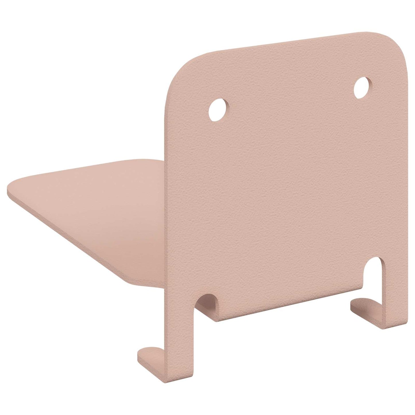 Flytende hylle med hylle 8 pcs Rosa 6 x 10,8 x 6,6 cm