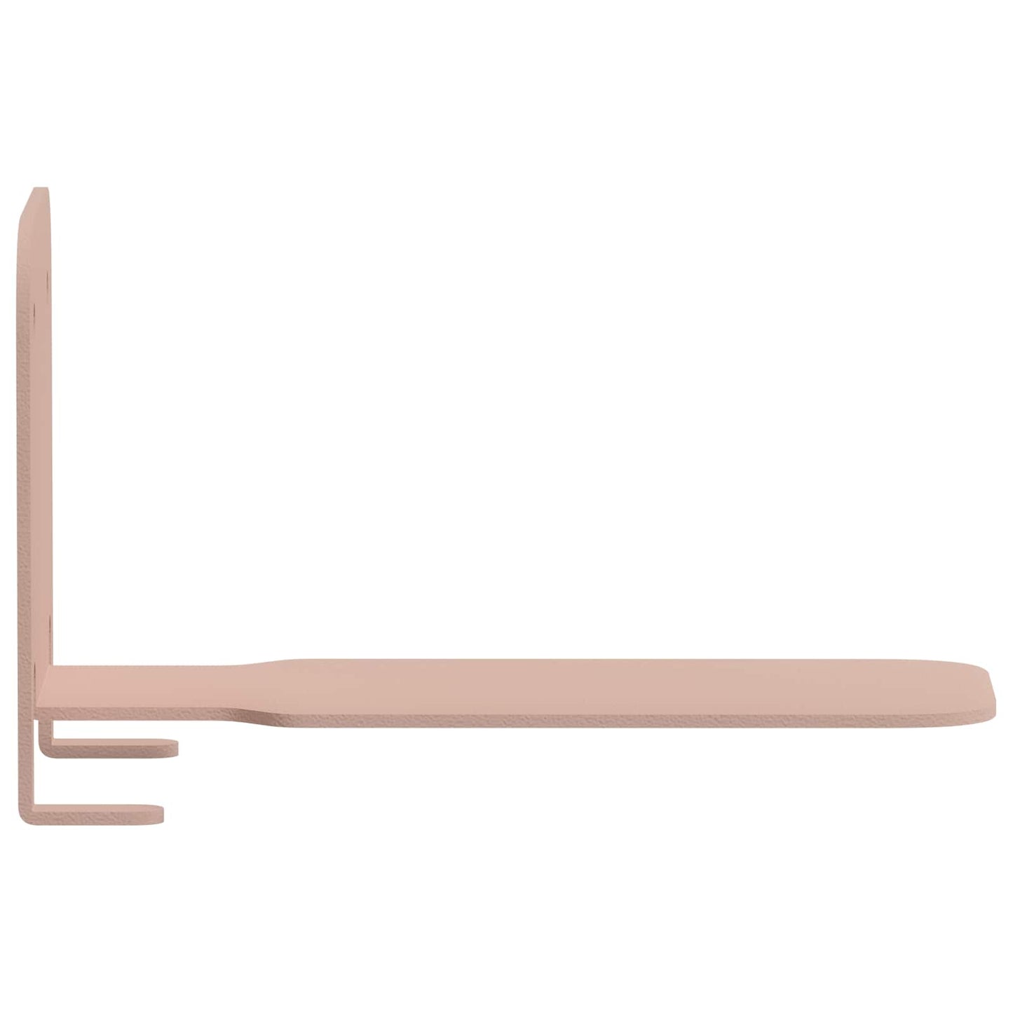 Flytende hylle med hylle 8 pcs Rosa 6 x 10,8 x 6,6 cm