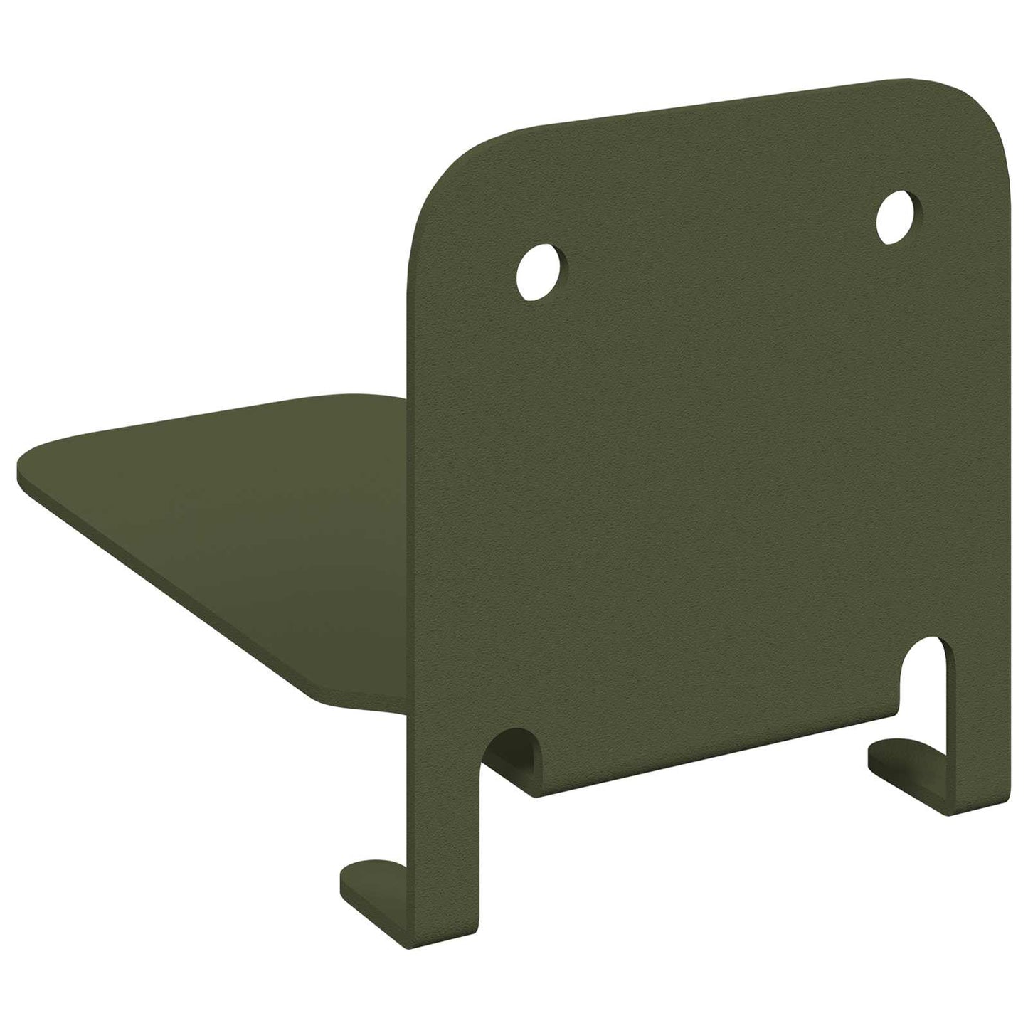 Flytende hylle med hylle 4 pcs Olivengrønn 6 x 10,8 x 6,6 cm