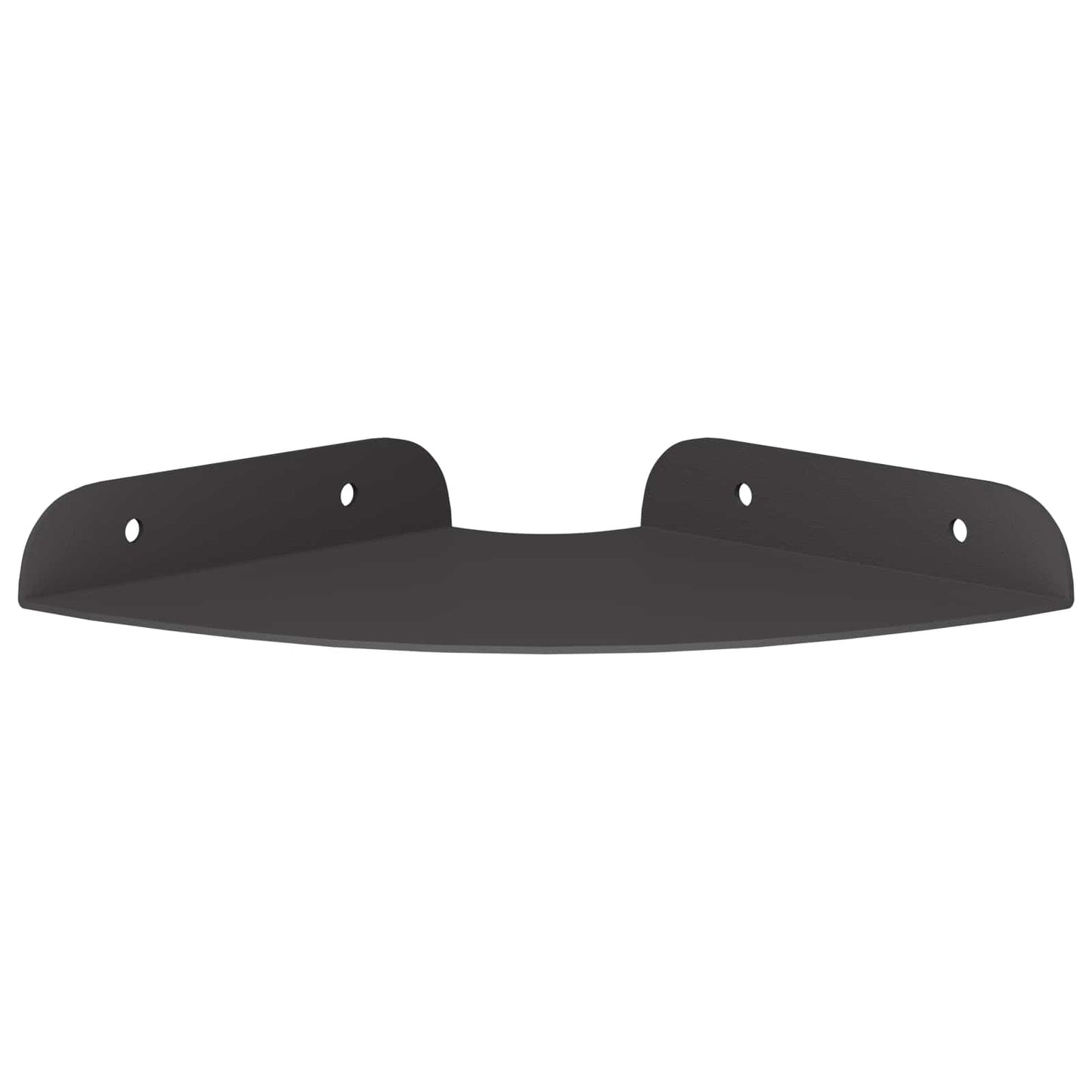 Flytende hylle med hylle med lagring 4 pcs Svart 15 x 15 x 2 cm