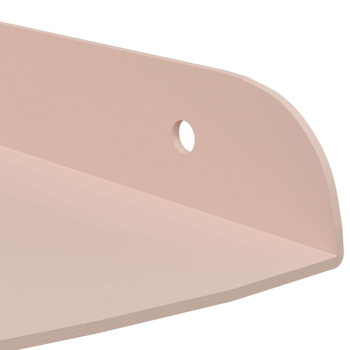 Flytende hylle med hylle med lagring 2 pcs Rosa 15 x 15 x 2 cm