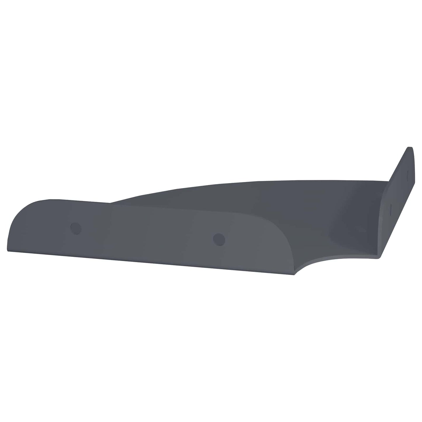 Flytende hylle med hylle 2 pcs Antrasitt 15 x 15 x 2 cm