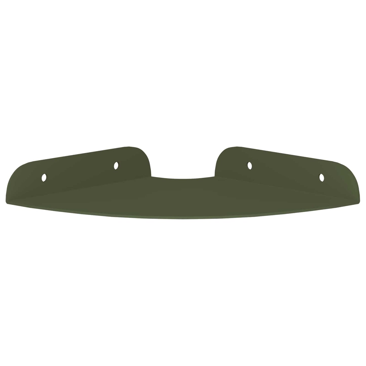 Flytende hylle med hylle 4 pcs Olivengrønn 15 x 15 x 2 cm