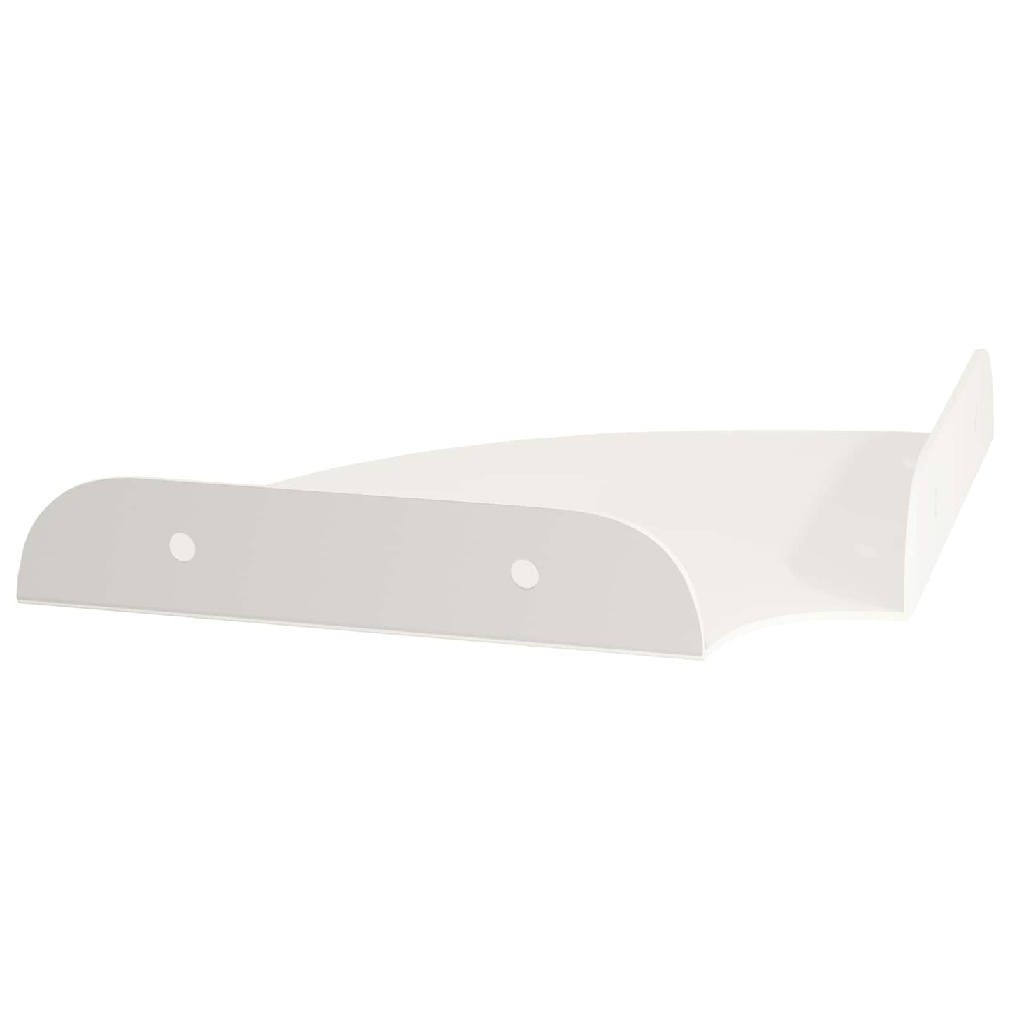 Flytende hylle med hylle med lagring 2 pcs Hvit 15 x 15 x 2 cm