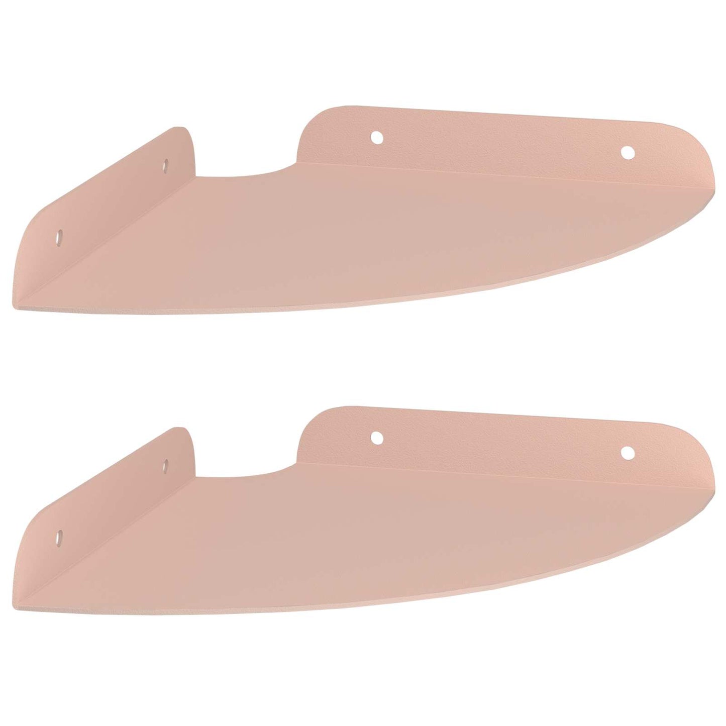 Flytende hylle med hylle med lagring 2 pcs Rosa 18 x 18 x 2 cm