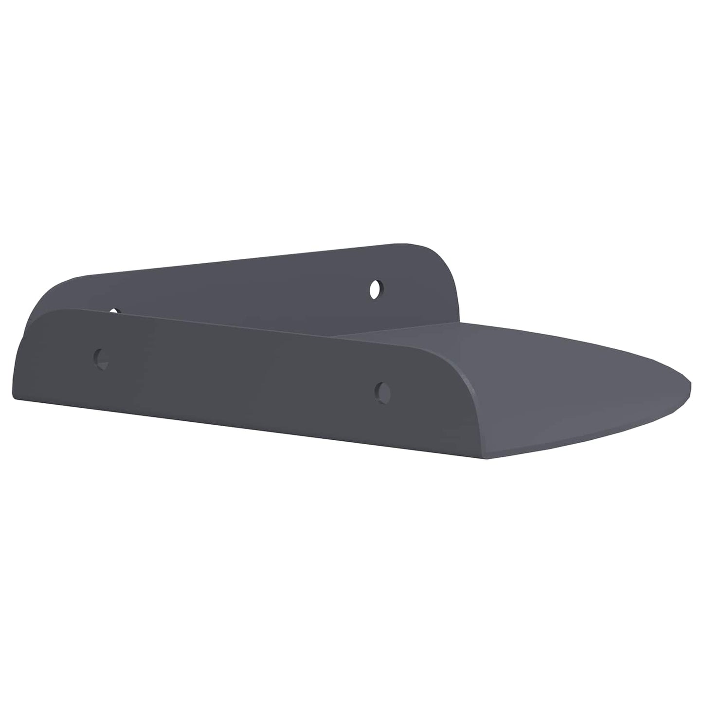 Flytende hylle med hylle 4 pcs Antrasitt 18 x 18 x 2 cm