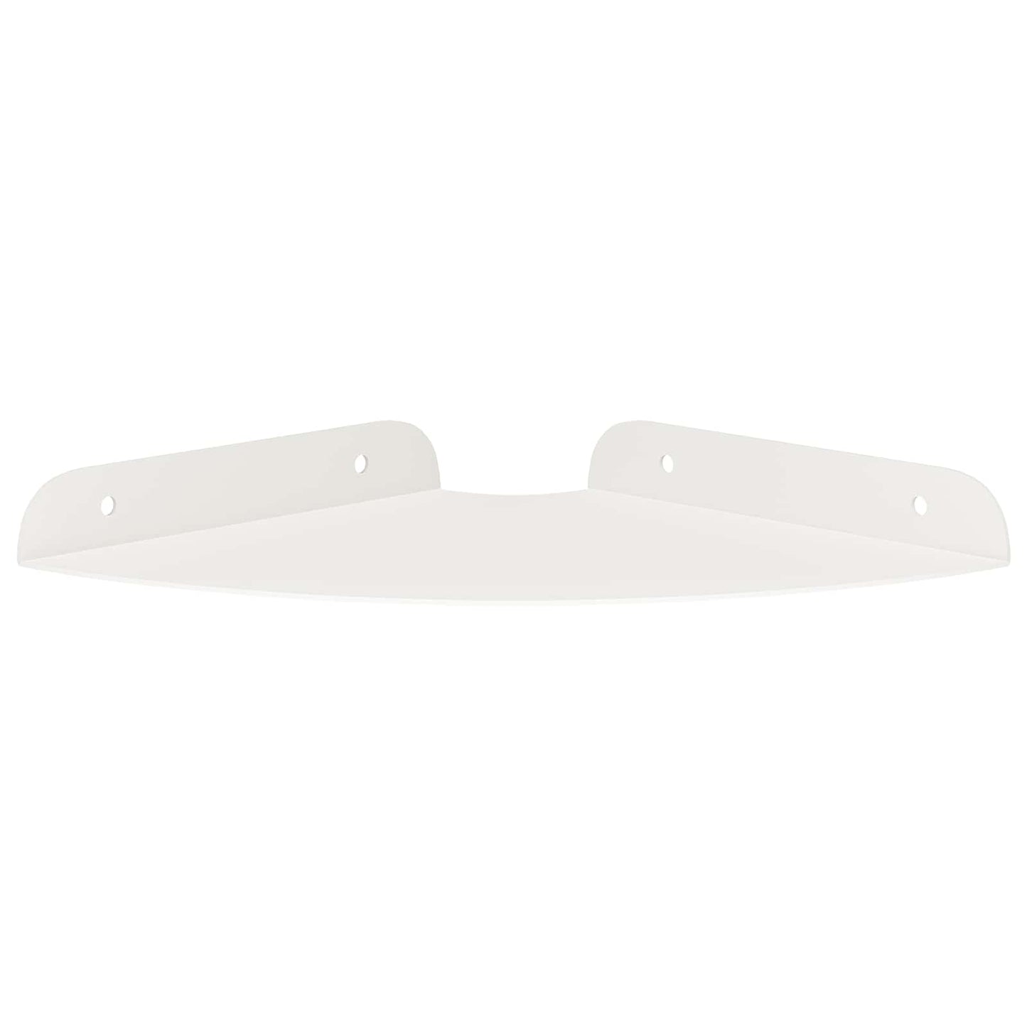 Flytende hylle med hylle med lagring 2 pcs Hvit 18 x 18 x 2 cm