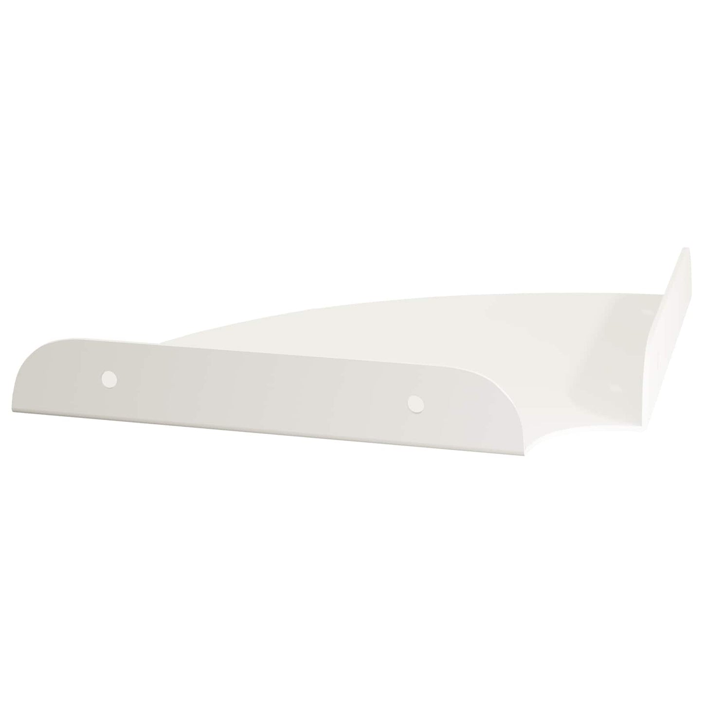 Flytende hylle med hylle med lagring 4 pcs Hvit 18 x 18 x 2 cm