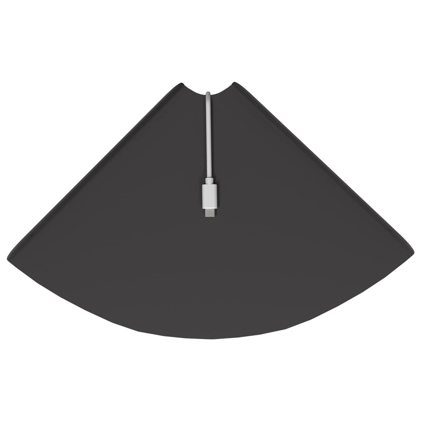 Hjørne Flytende Hylle med hylle 2 pcs Svart 24 x 24 x 2 cm