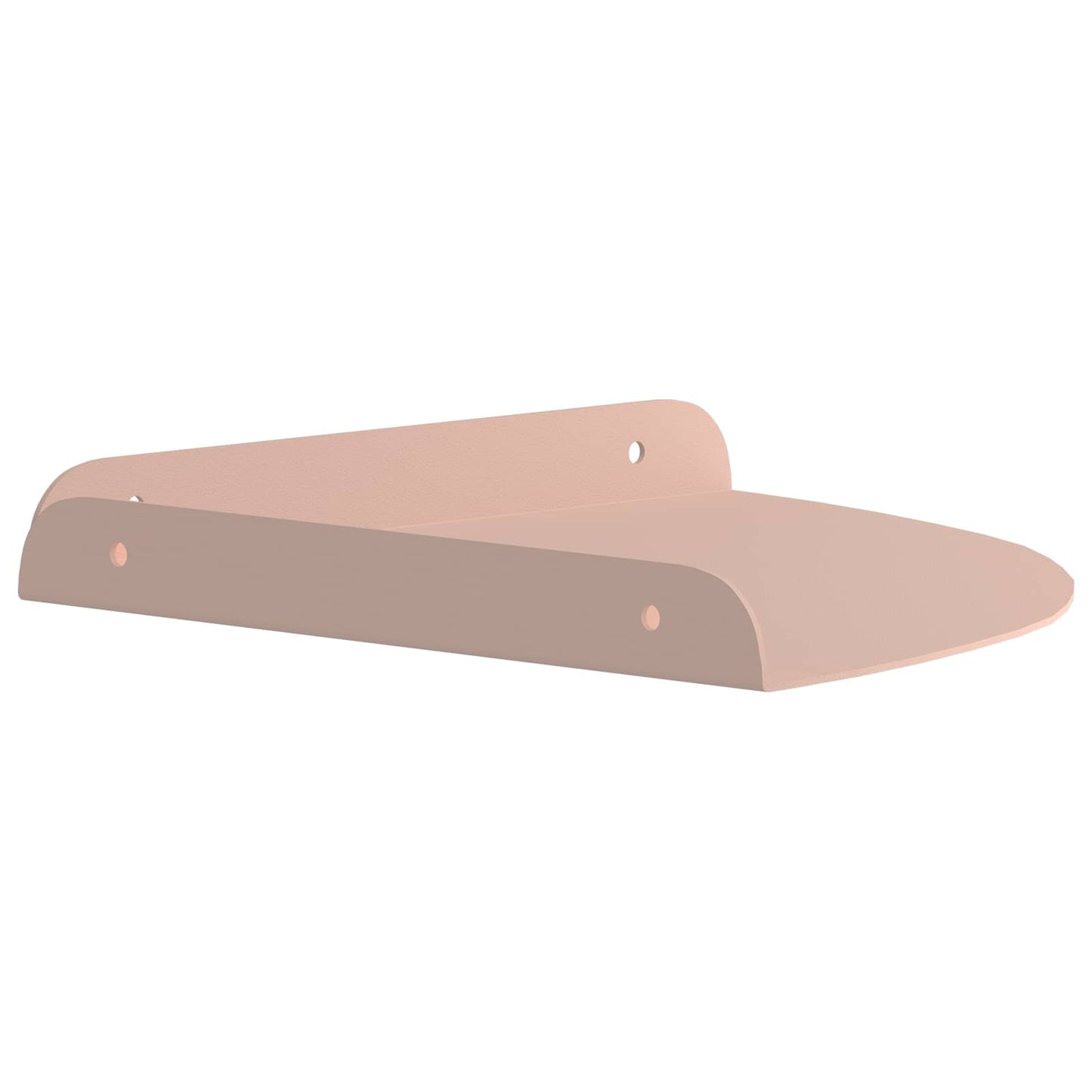 Flytende hylle med hylle med lagring 2 pcs Rosa 24 x 24 x 2 cm