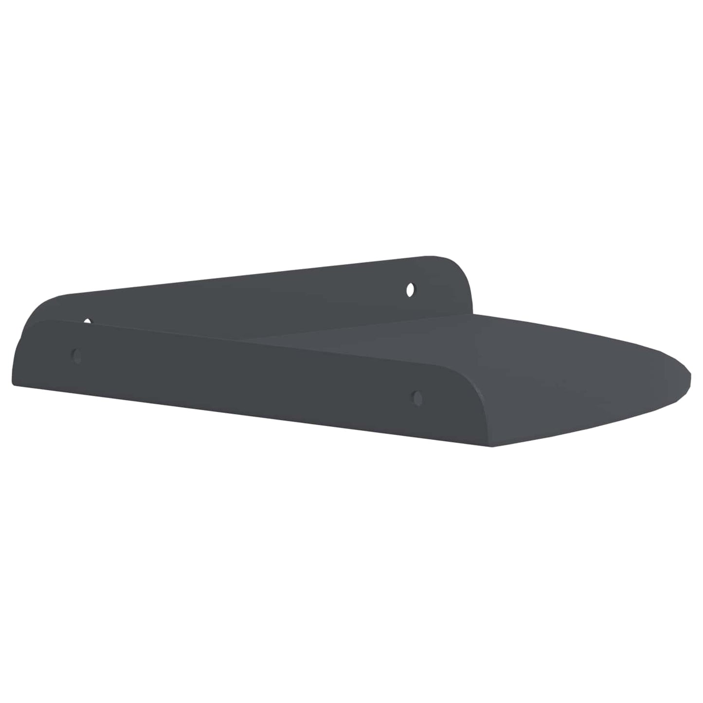 Flytende hylle med hylle 2 pcs Antrasitt 24 x 24 x 2 cm