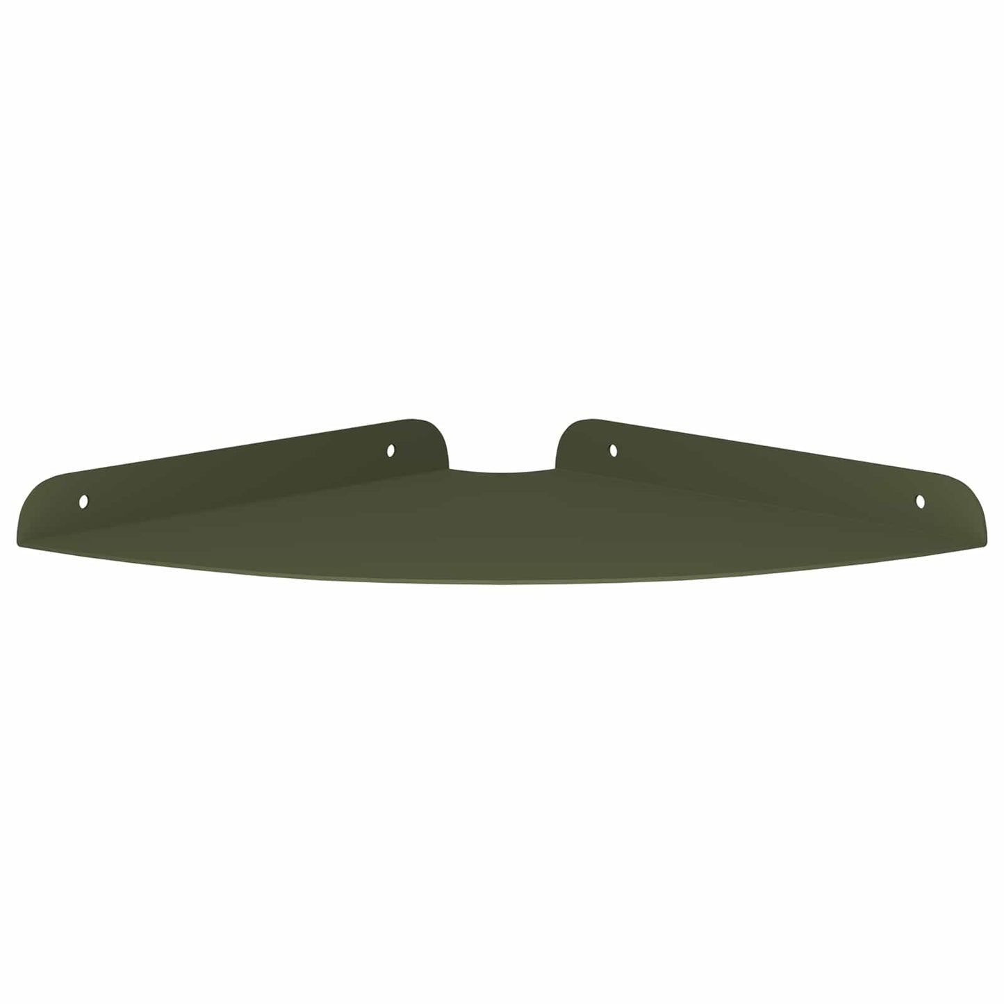 Flytende hylle med hylle 4 pcs Olivengrønn 24 x 24 x 2 cm