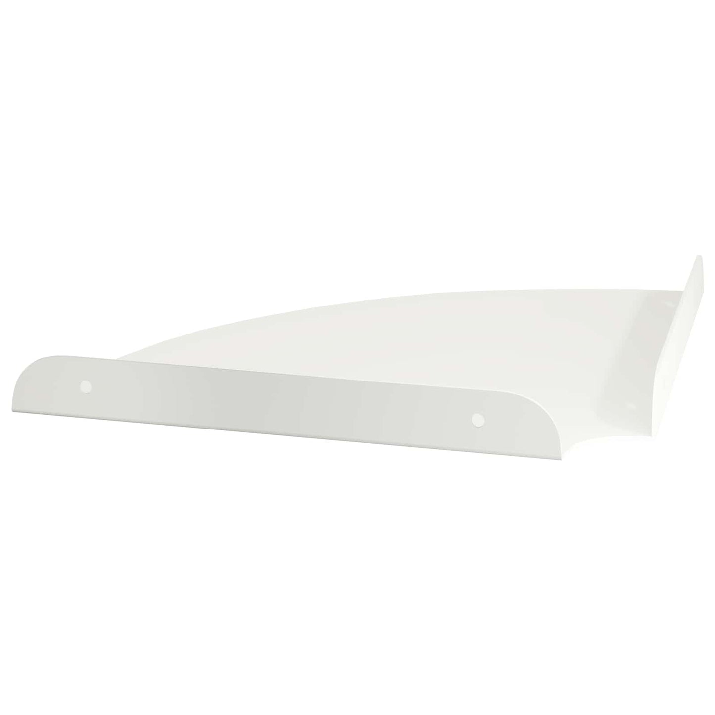 Flytende hylle med hylle med lagring 4 pcs Hvit 24 x 24 x 2 cm