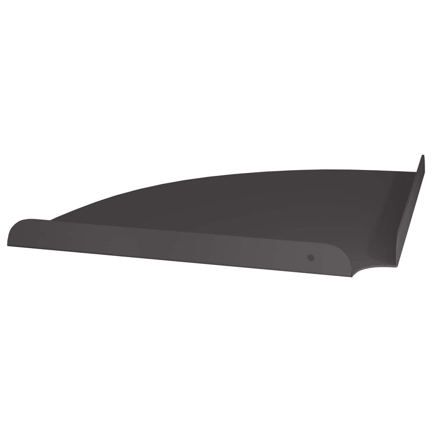 Hjørne Flytende Hylle med hylle 2 pcs Svart 30 x 30 x 2 cm