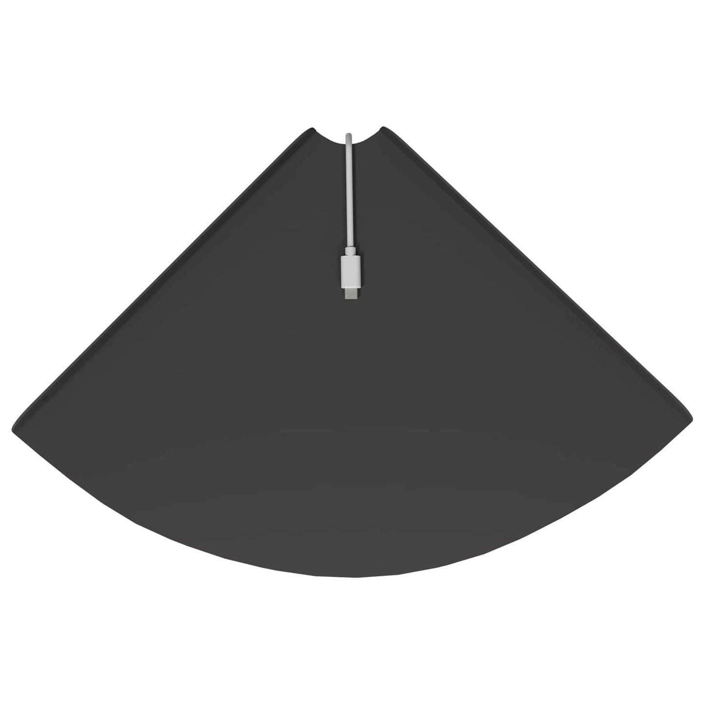Hjørne Flytende Hylle med hylle 2 pcs Svart 30 x 30 x 2 cm