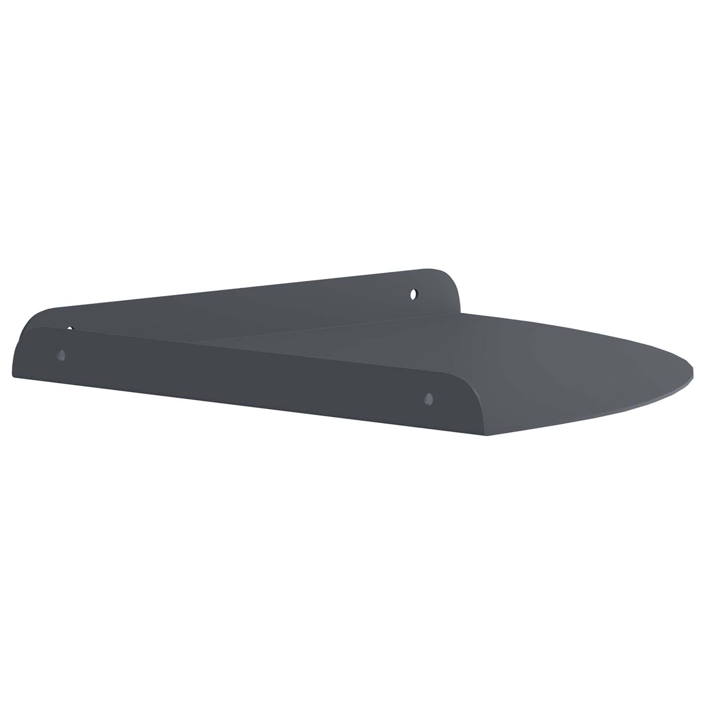 Flytende hylle med hylle 2 pcs Antrasitt 30 x 30 x 2 cm