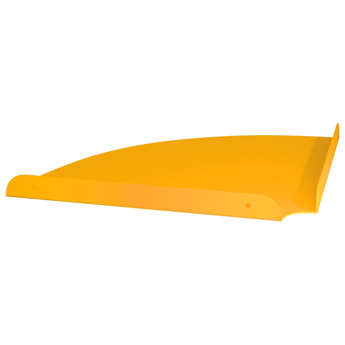 Flytende hylle med hylle 4 pcs Sennepsgul 30 x 30 x 2 cm