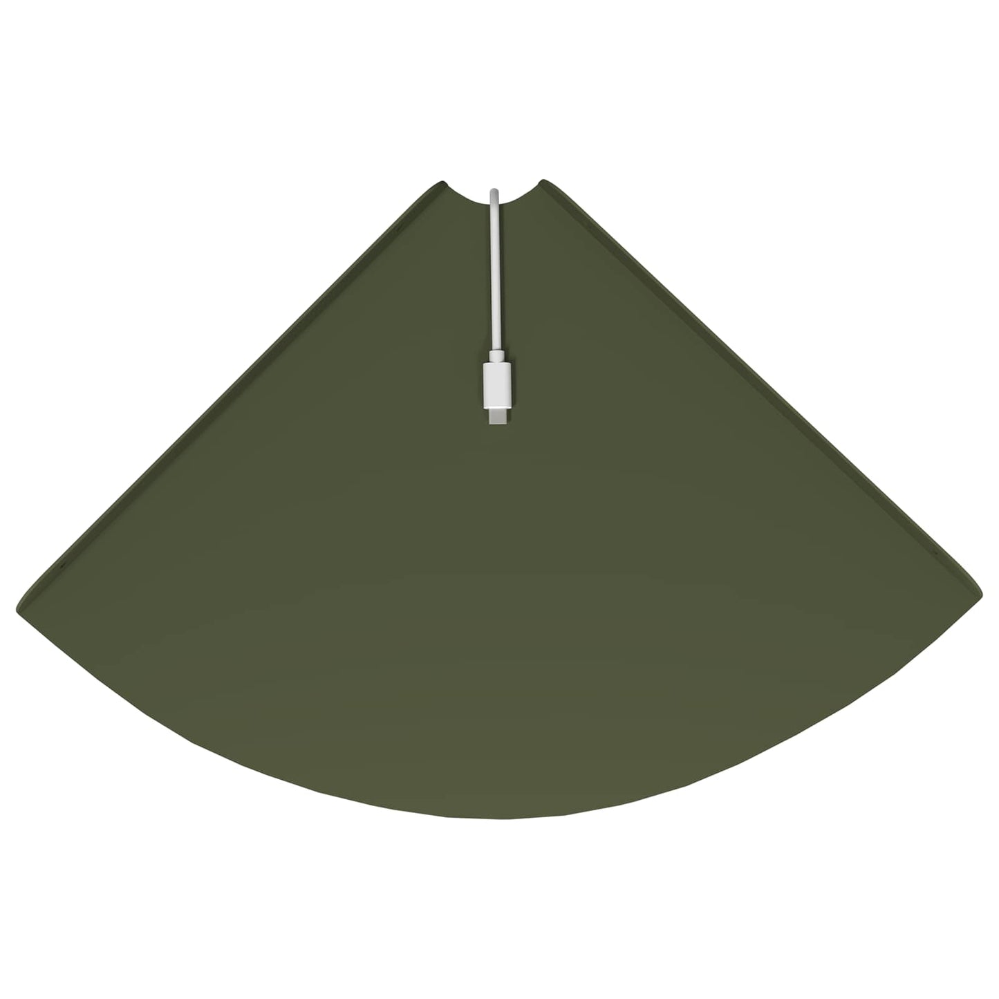 Flytende hylle med hylle 4 pcs Olivengrønn 30 x 30 x 2 cm