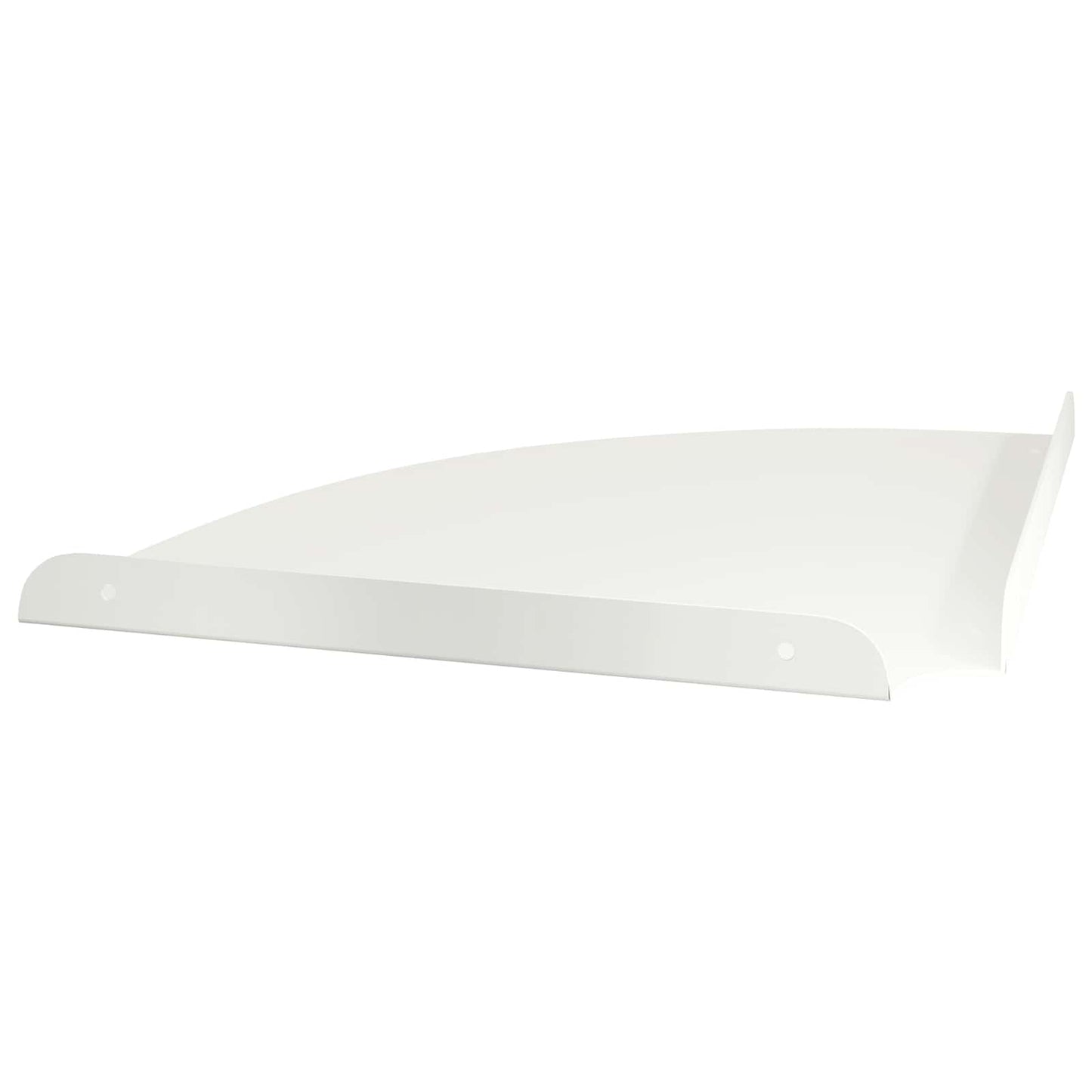 Flytende hylle med hylle med lagring 2 pcs Hvit 30 x 30 x 2 cm
