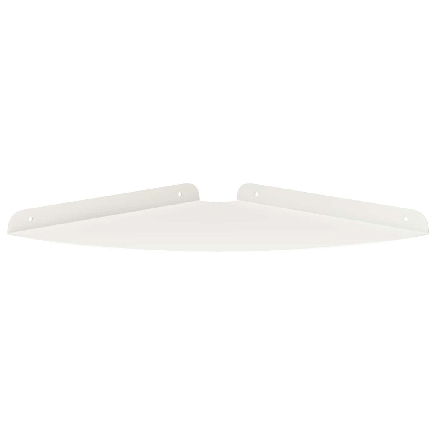 Flytende hylle med hylle med lagring 4 pcs Hvit 30 x 30 x 2 cm