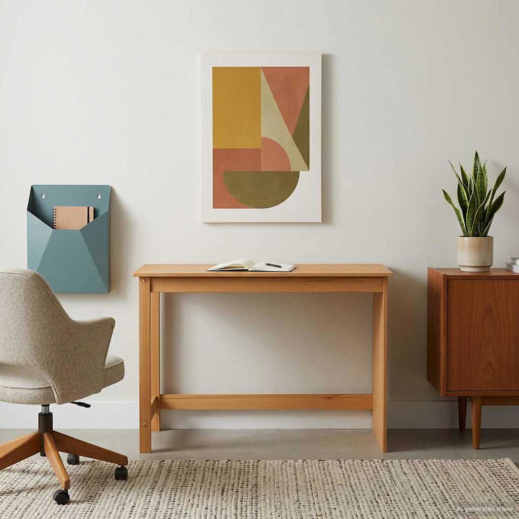 Skrivebord Honning brun 112 x 50 x 75 cm Massiv furu