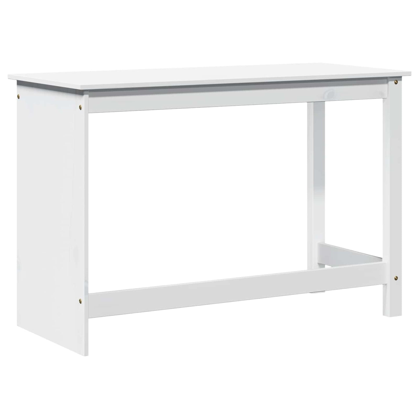 Skrivebord Hvit 112 x 50 x 75 cm Massiv furu