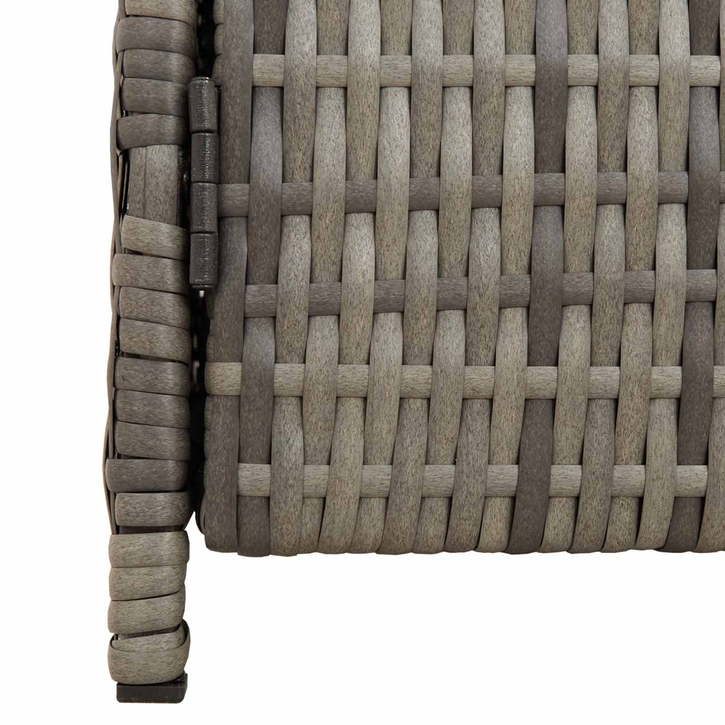 Kabinett med hylle Grå 70 x 50 x 87 cm Polyester og Roly Ratten