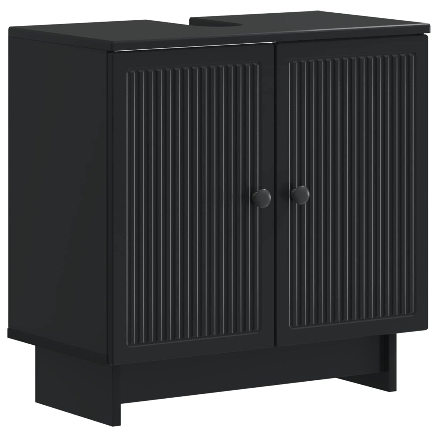 Baderomsvaskeskap EDE Svart 59,5 x 31,5 x 59 cm Konstruert tre