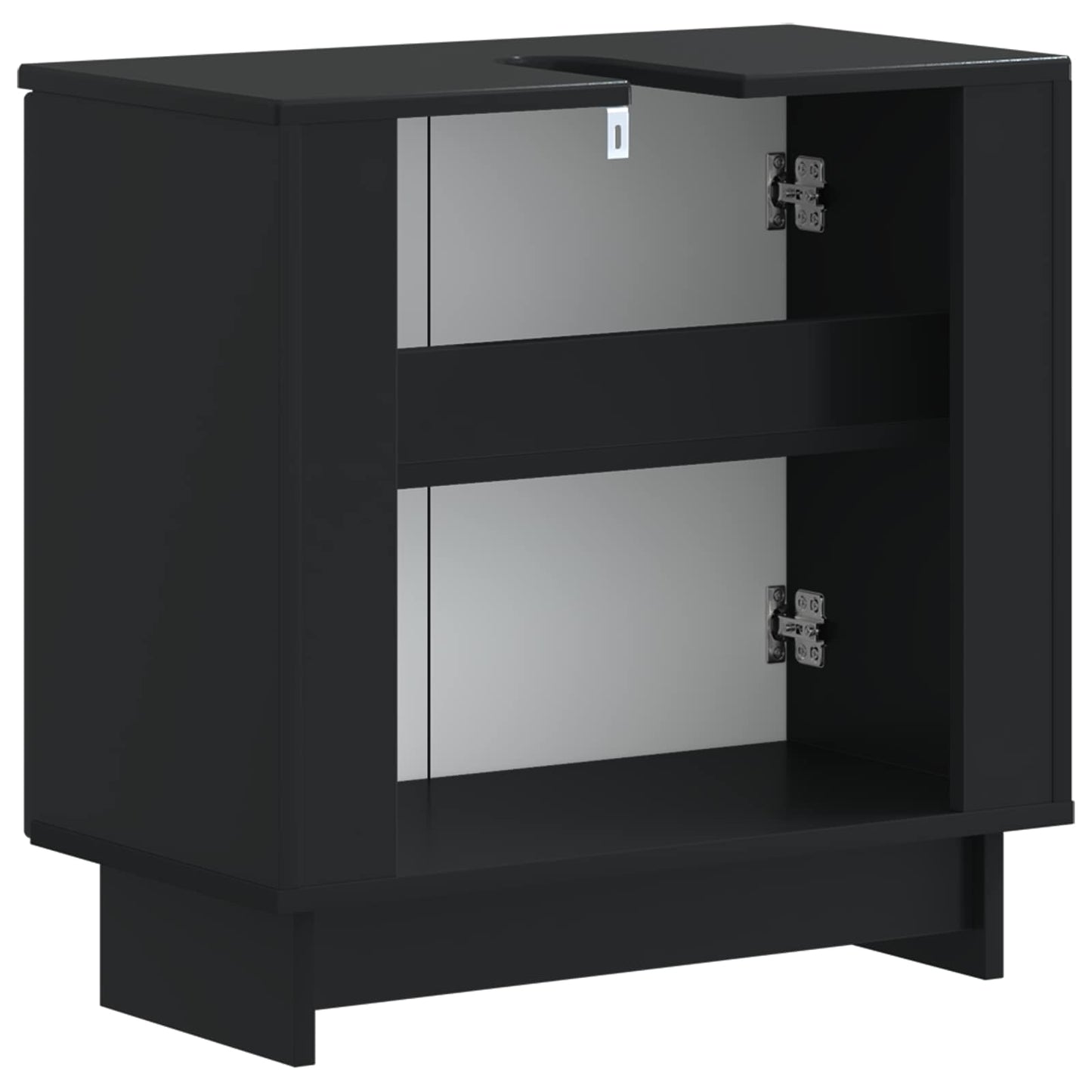 Baderomsvaskeskap EDE Svart 59,5 x 31,5 x 59 cm Konstruert tre