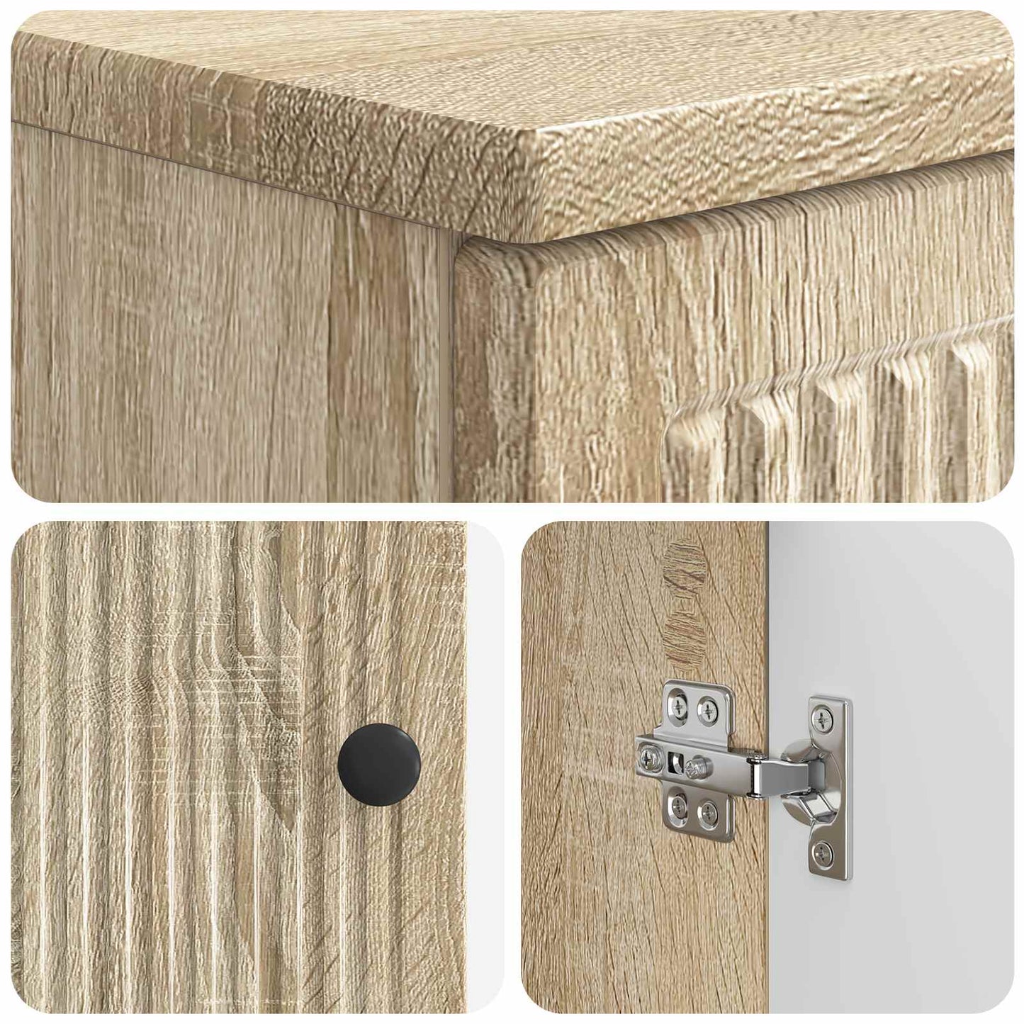 Baderomsvaskeskap EDE Sonoma eik 59,5 x 31,5 x 59 cm