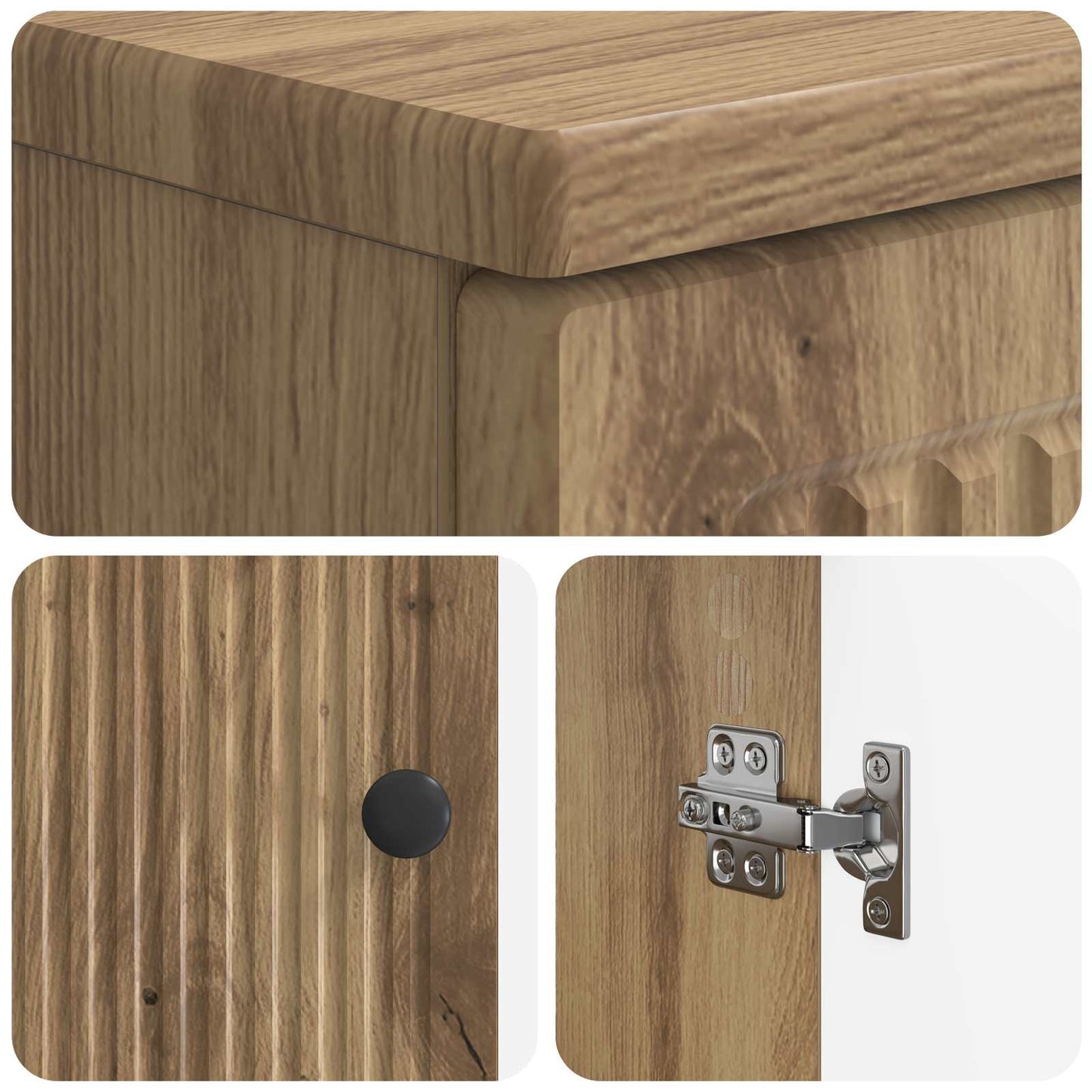 Baderomsvaskeskap EDE Artisan eik 59,5 x 31,5 x 59 cm