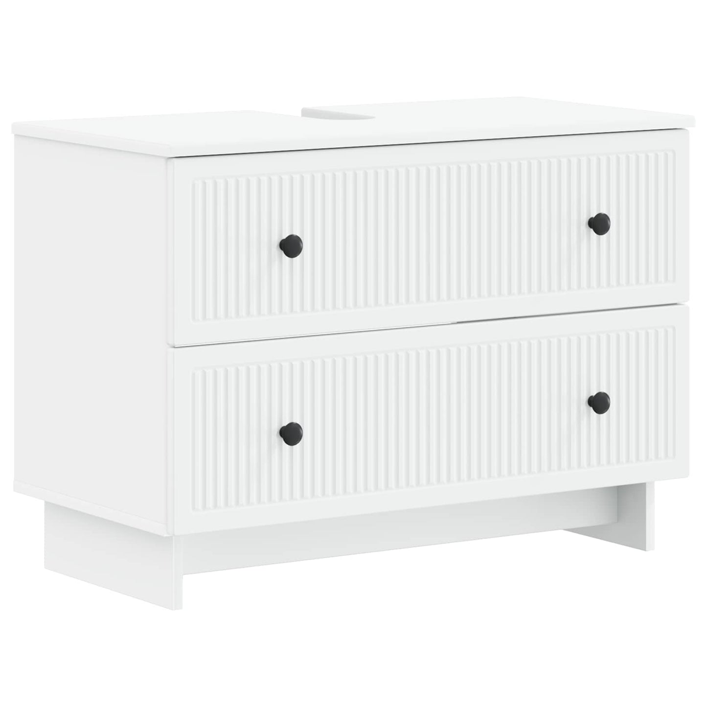 Baderomsvaskeskap EDE Hvit 82 x 41 x 59 cm Konstruert tre