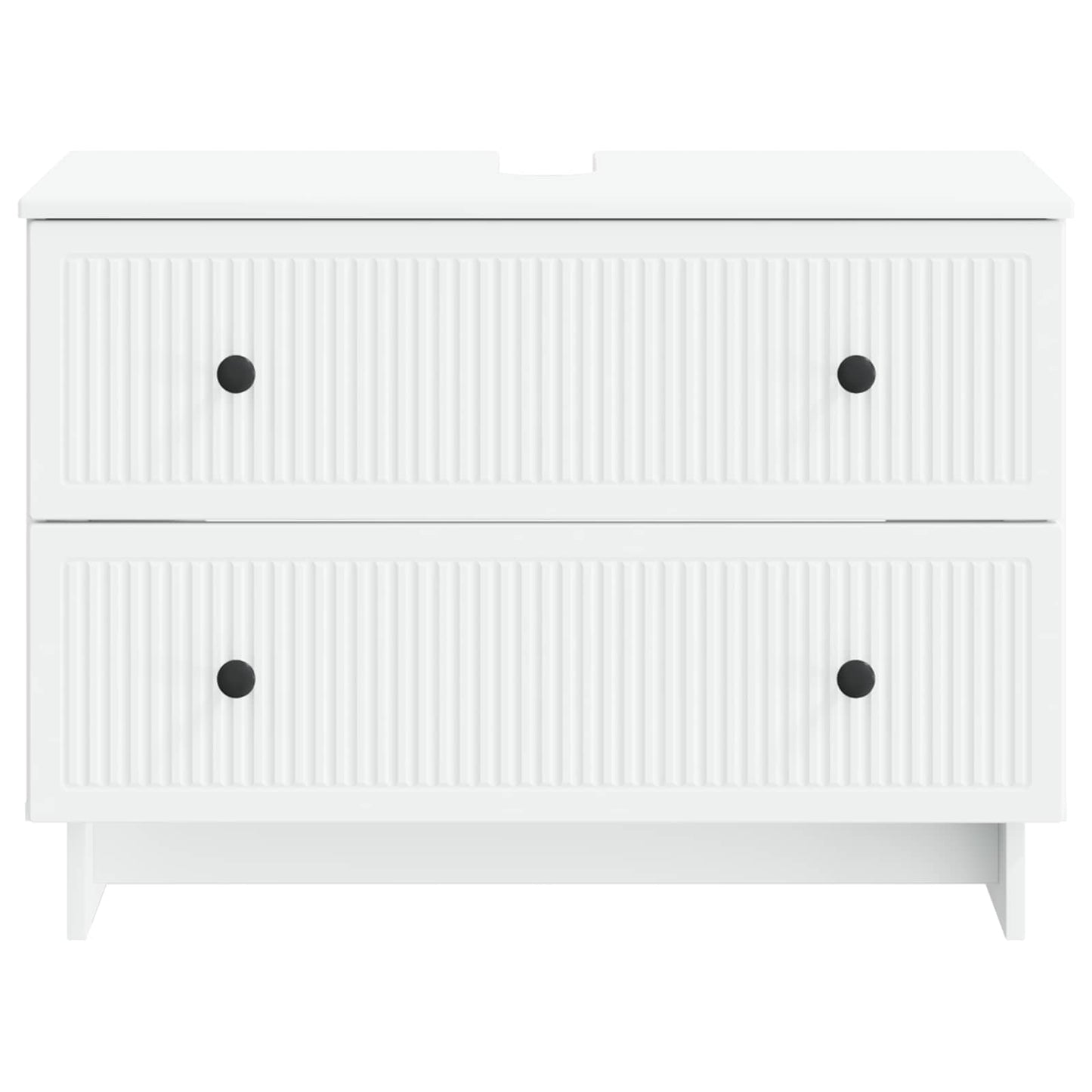 Baderomsvaskeskap EDE Hvit 82 x 41 x 59 cm Konstruert tre
