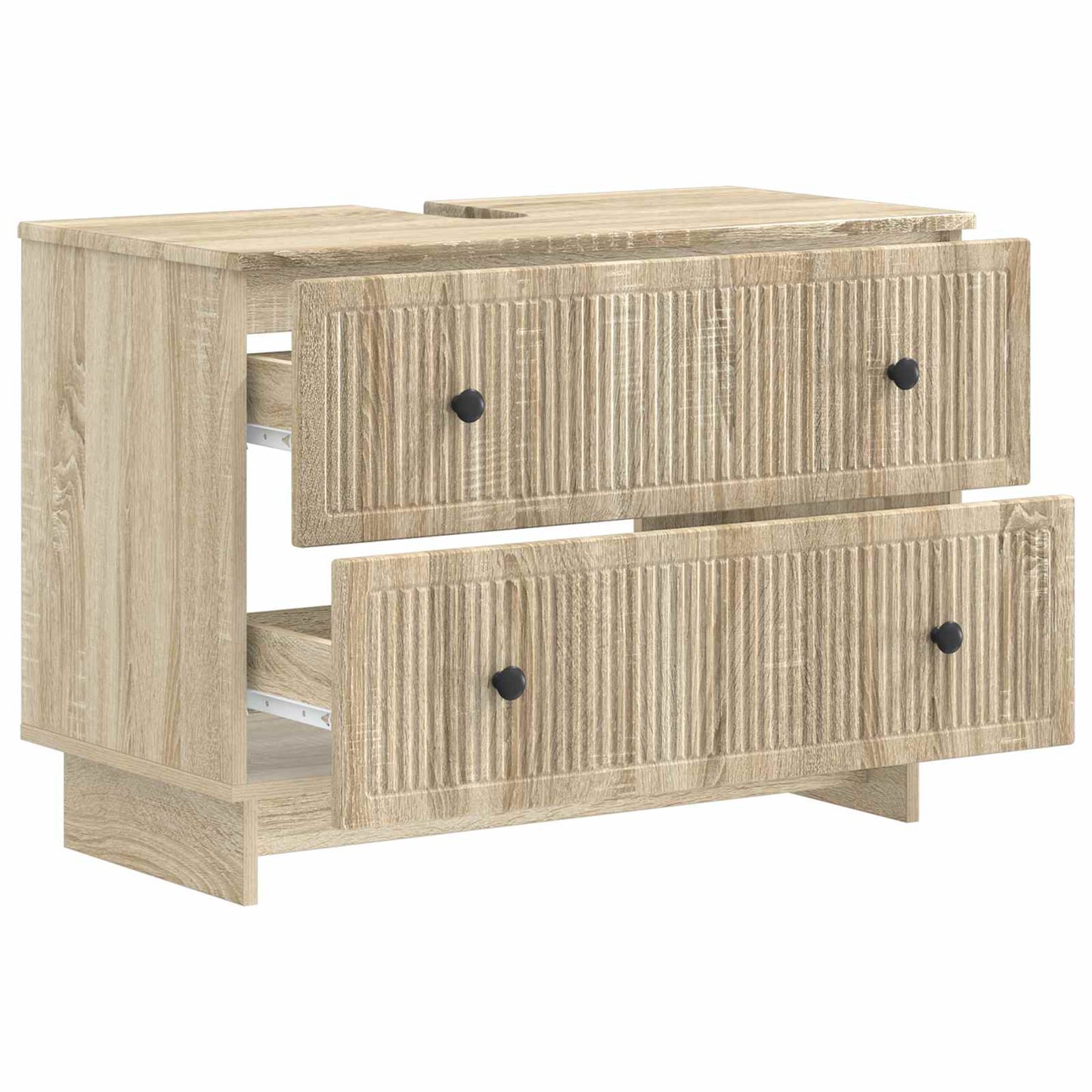 Baderomsvaskeskap EDE Sonoma eik 82 x 41 x 59 cm Konstruert tre