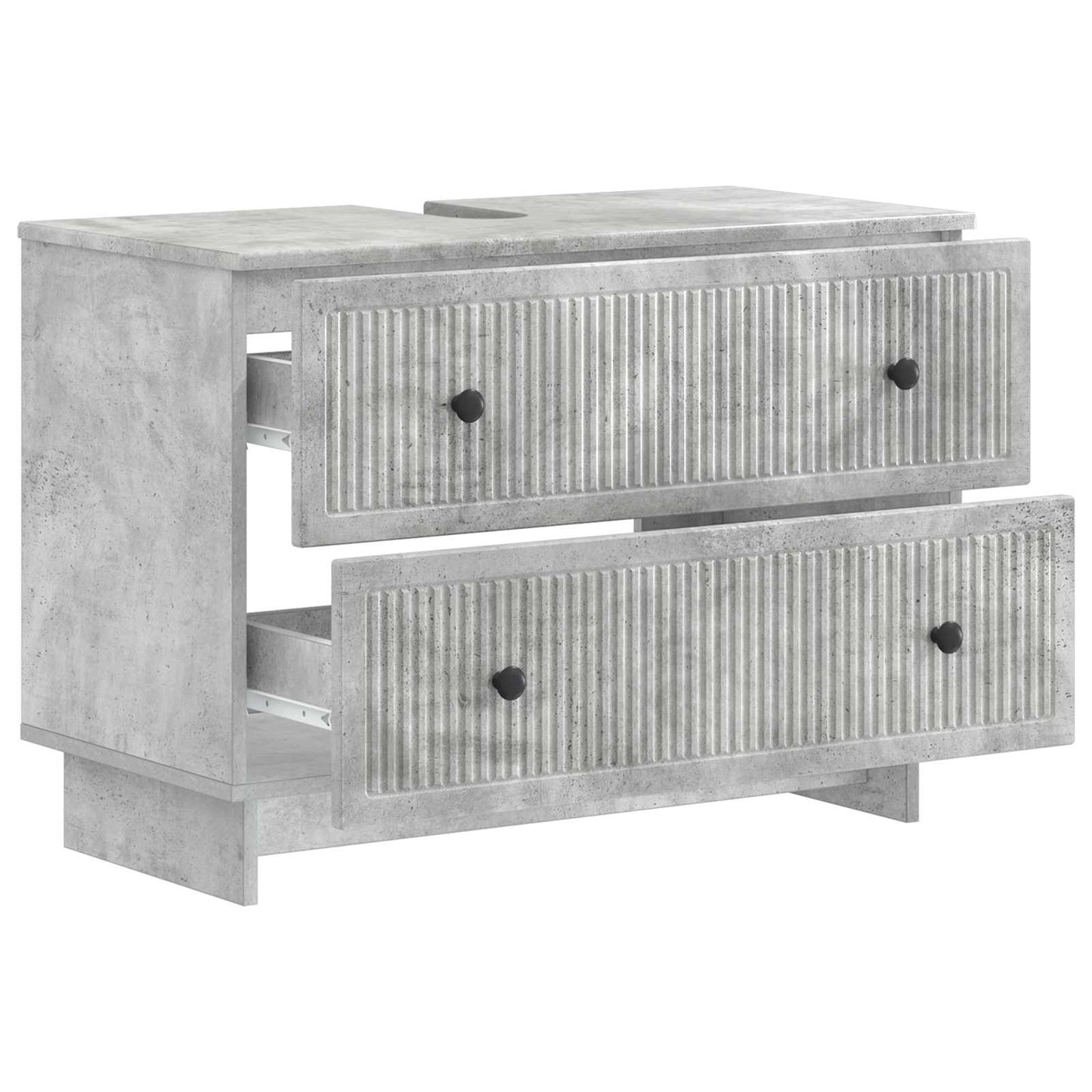 Baderomsvaskeskap EDE Betonggrå 82 x 41 x 59 cm Konstruert tre
