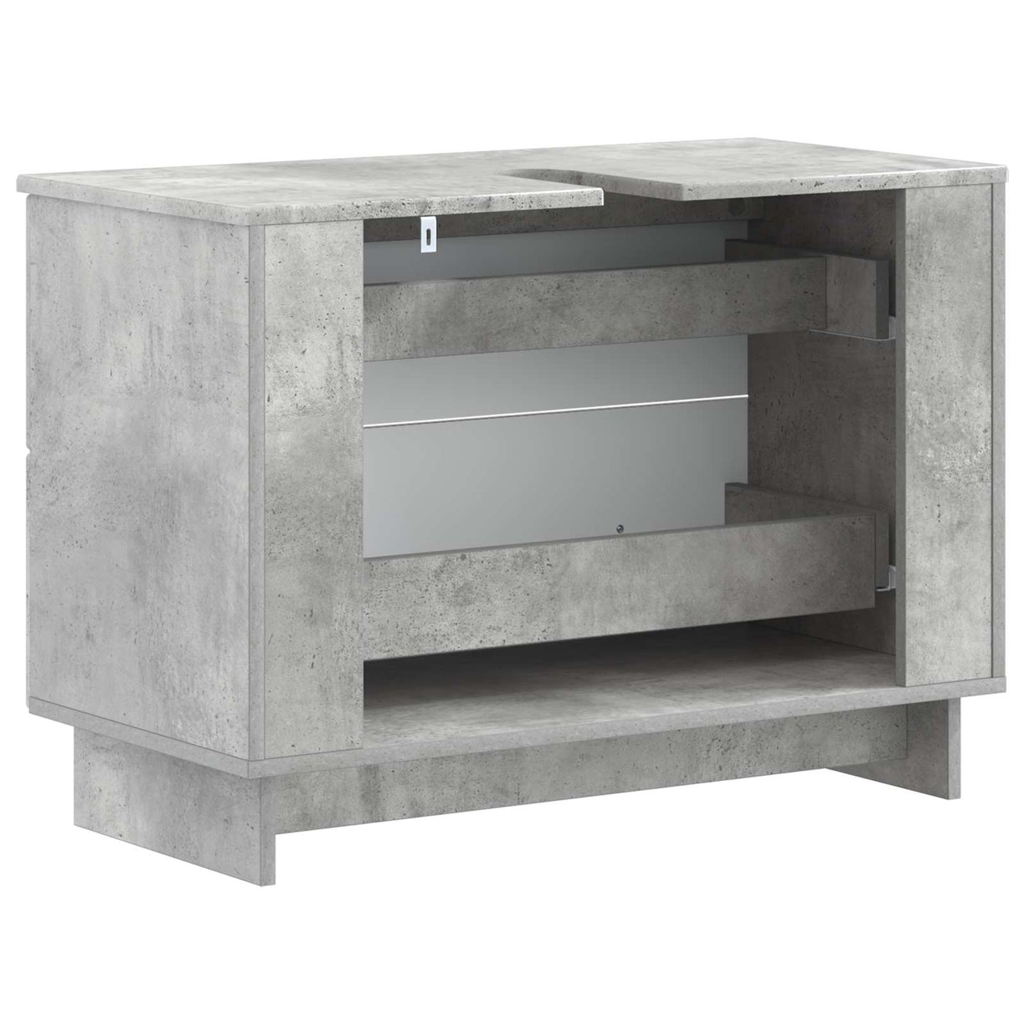 Baderomsvaskeskap EDE Betonggrå 82 x 41 x 59 cm Konstruert tre