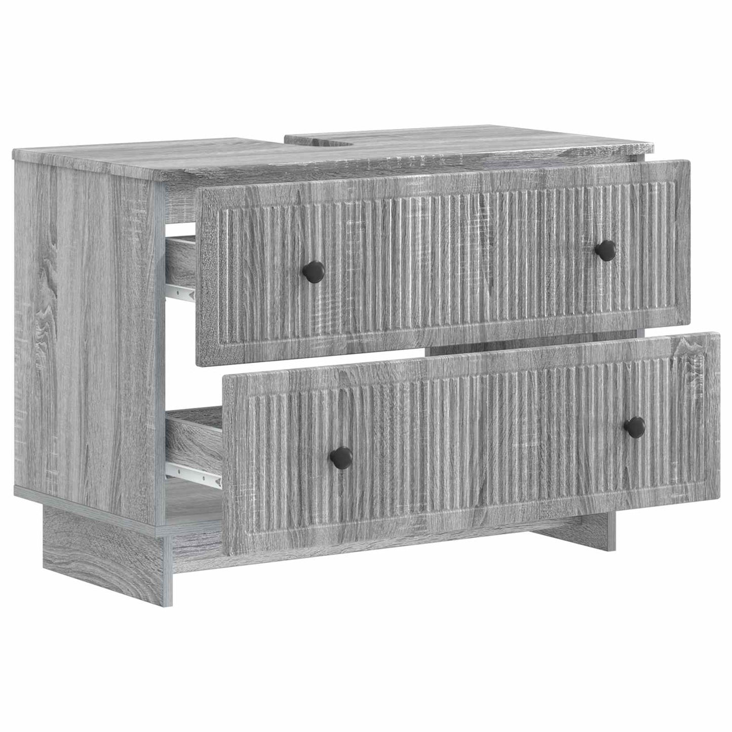 Baderomsvaskeskap EDE Grå Sonoma 82 x 41 x 59 cm Konstruert tre