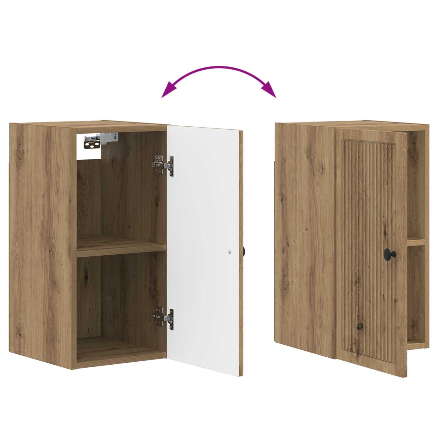 Baderom veggskap EDE Artisan eik 30 x 31 x 59 cm Konstruert tre