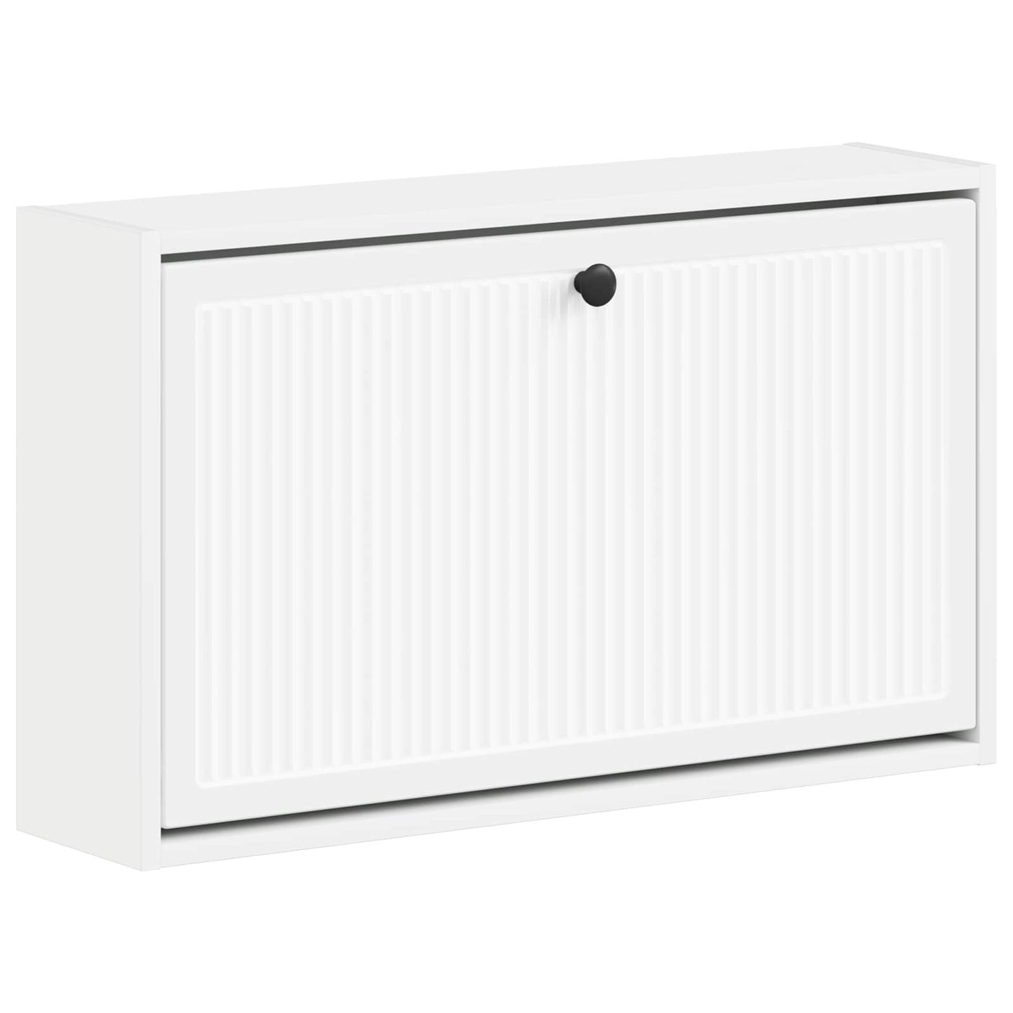 Vegghengt skoskap EDE 71 x 17 x 43 cm Konstruert tre Hvit