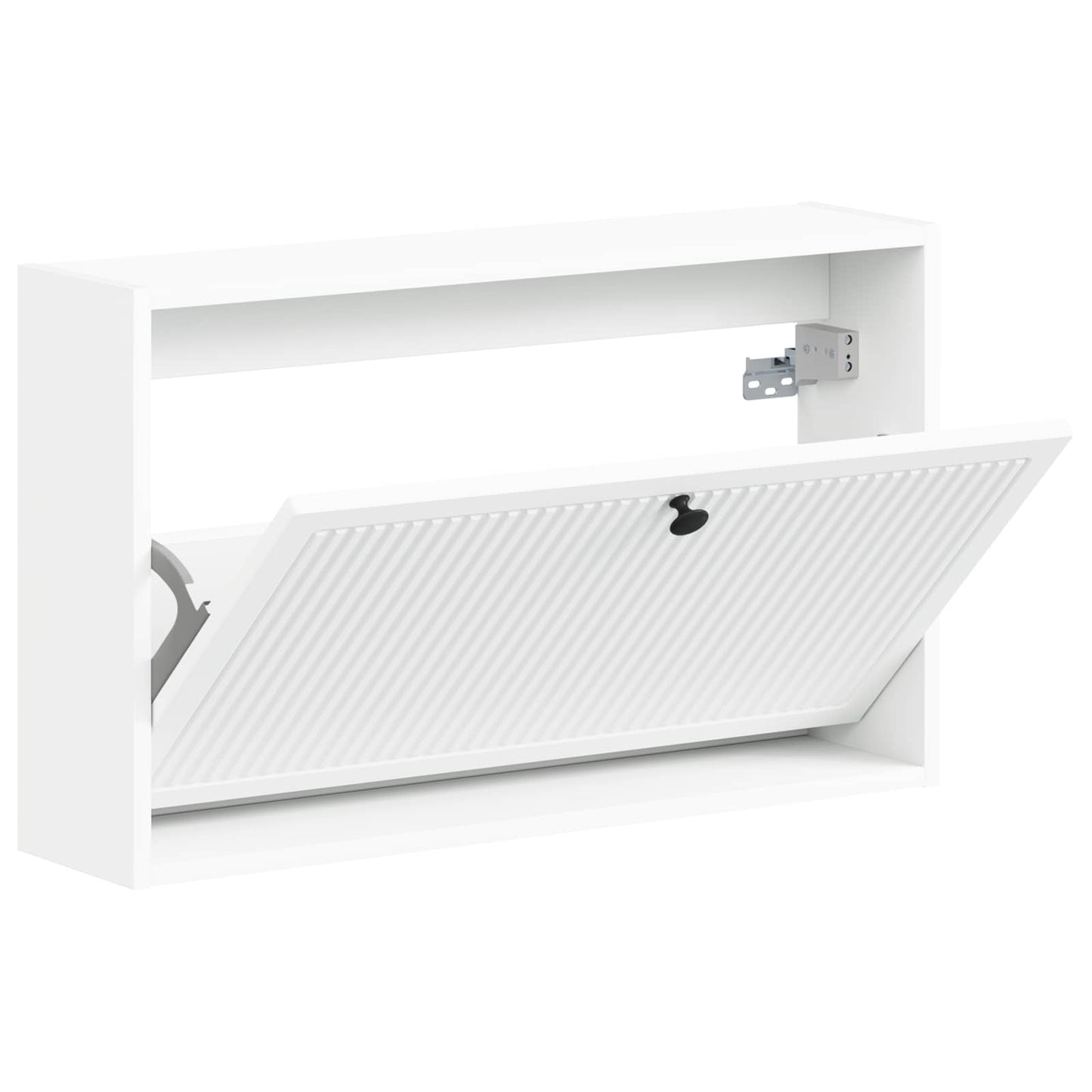 Vegghengt skoskap EDE 71 x 17 x 43 cm Konstruert tre Hvit