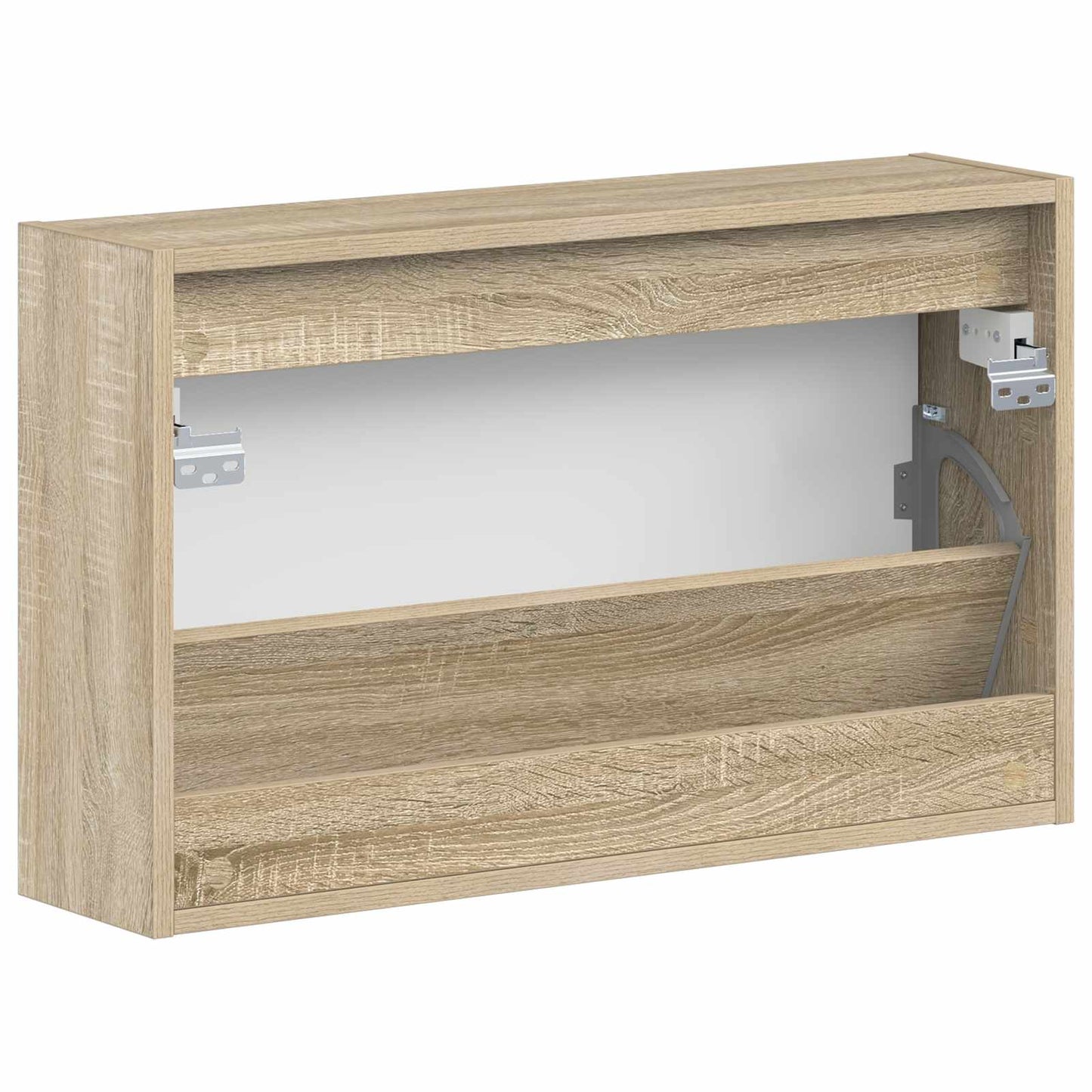 Vegghengt skoskap EDE 71 x 17 x 43 cm Konstruert tre Sonoma eik