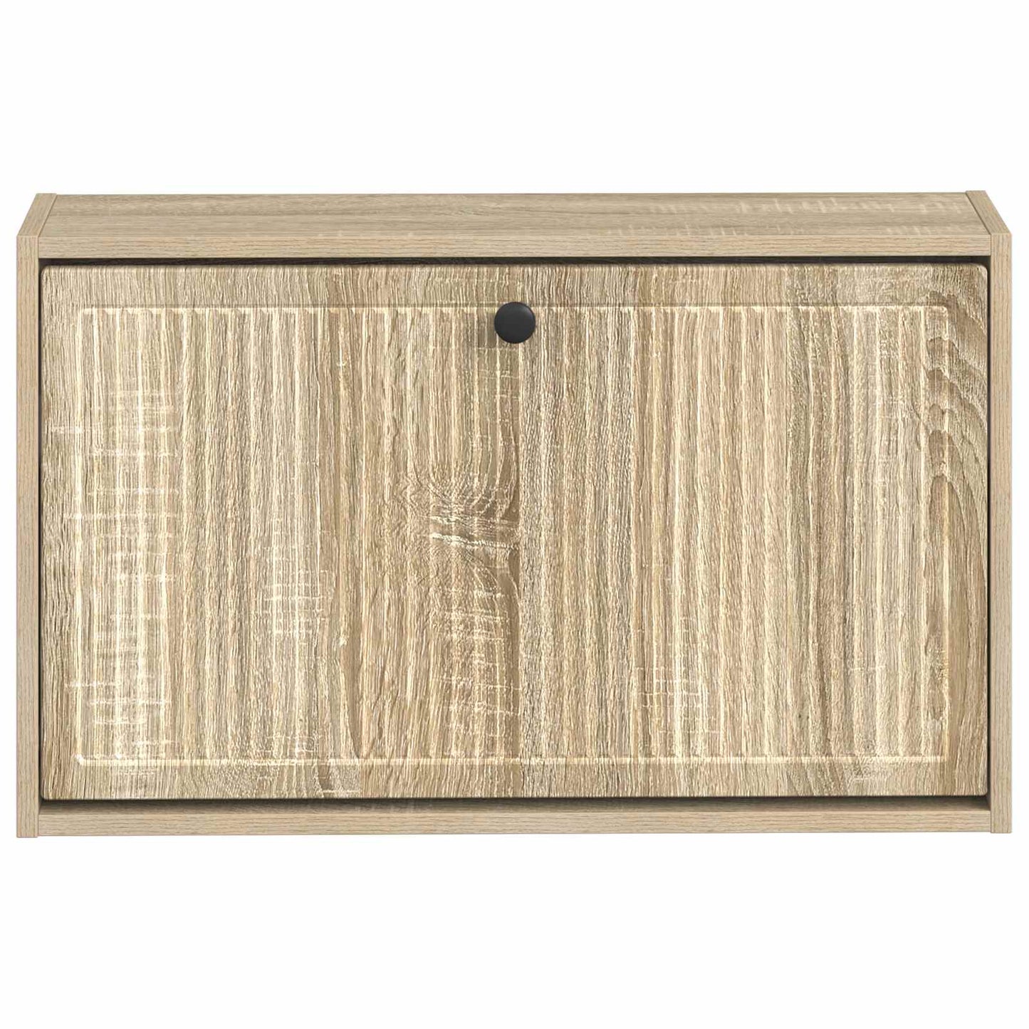 Vegghengt skoskap EDE 71 x 17 x 43 cm Konstruert tre Sonoma eik