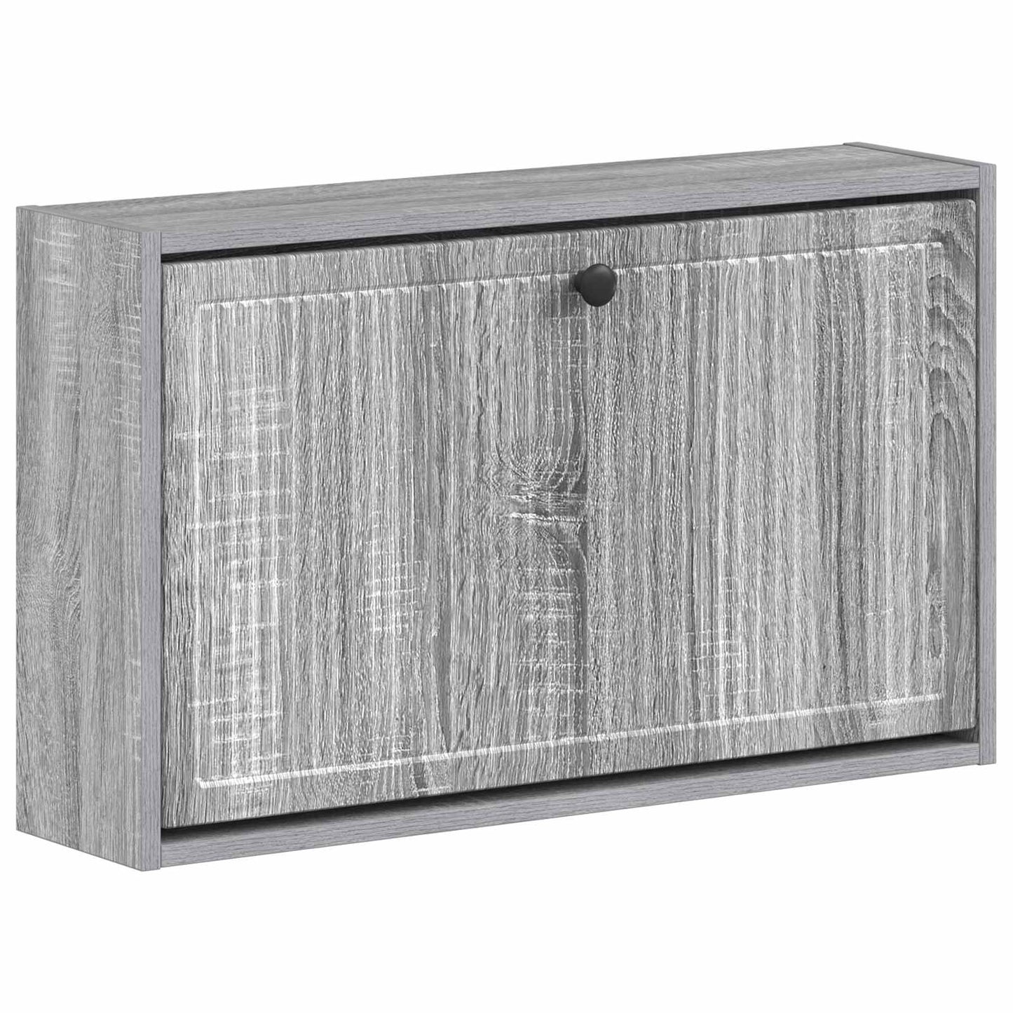 Vegghengt skoskap EDE 71 x 17 x 43 cm Konstruert tre Grå Sonoma