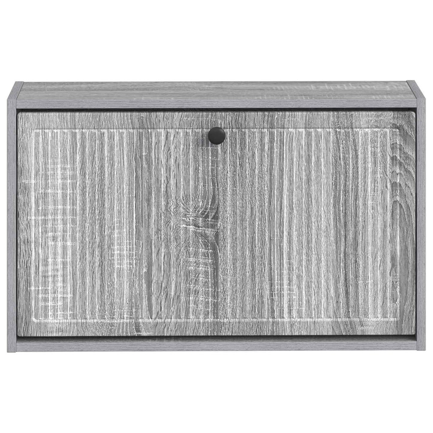 Vegghengt skoskap EDE 71 x 17 x 43 cm Konstruert tre Grå Sonoma